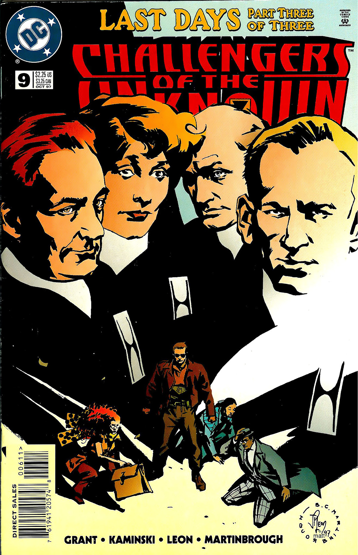 Read online Challengers of the Unknown (1997) comic -  Issue #9 - 1