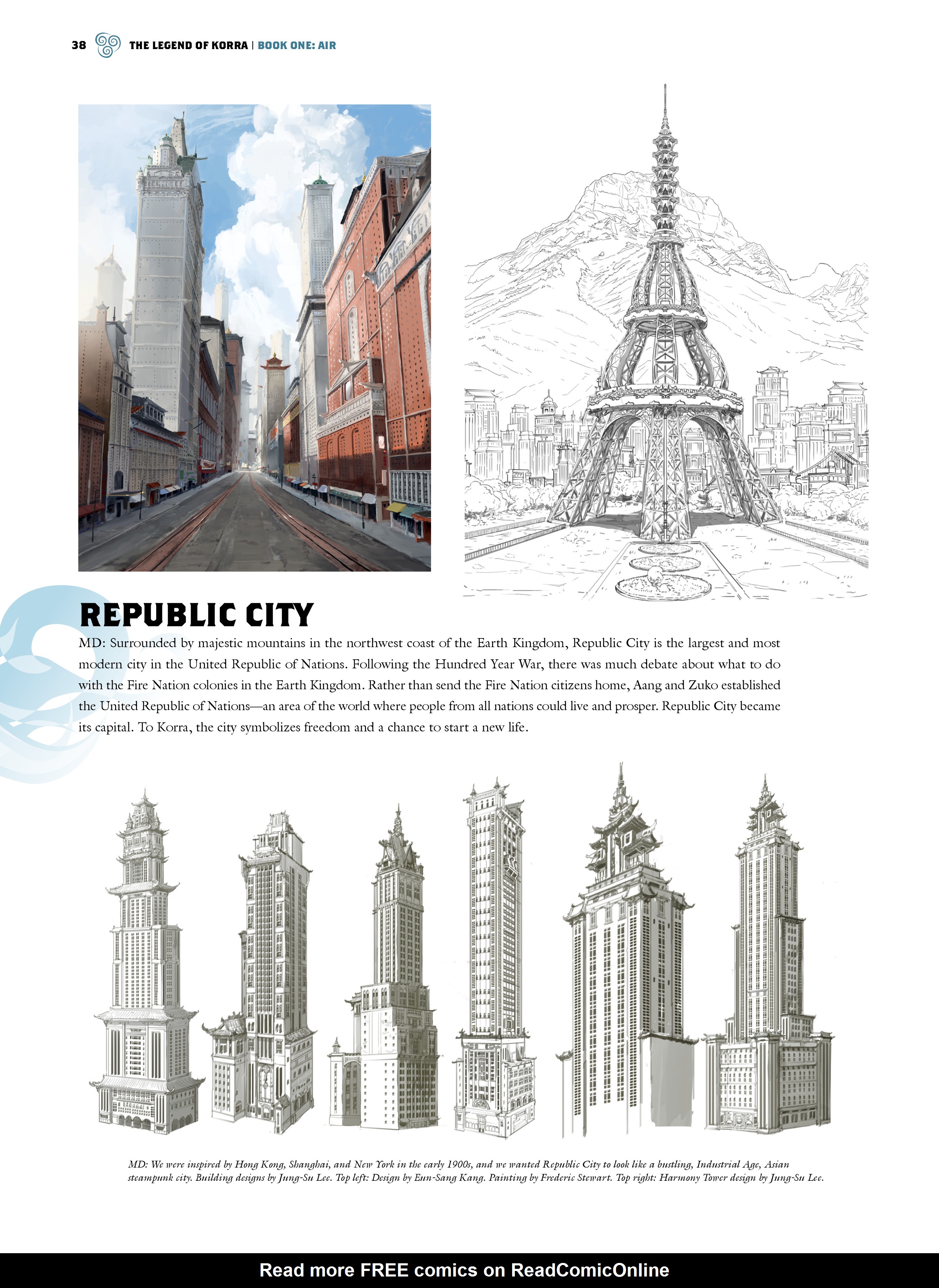 Read online The Legend of Korra: The Art of the Animated Series comic -  Issue # TPB 1 - 36