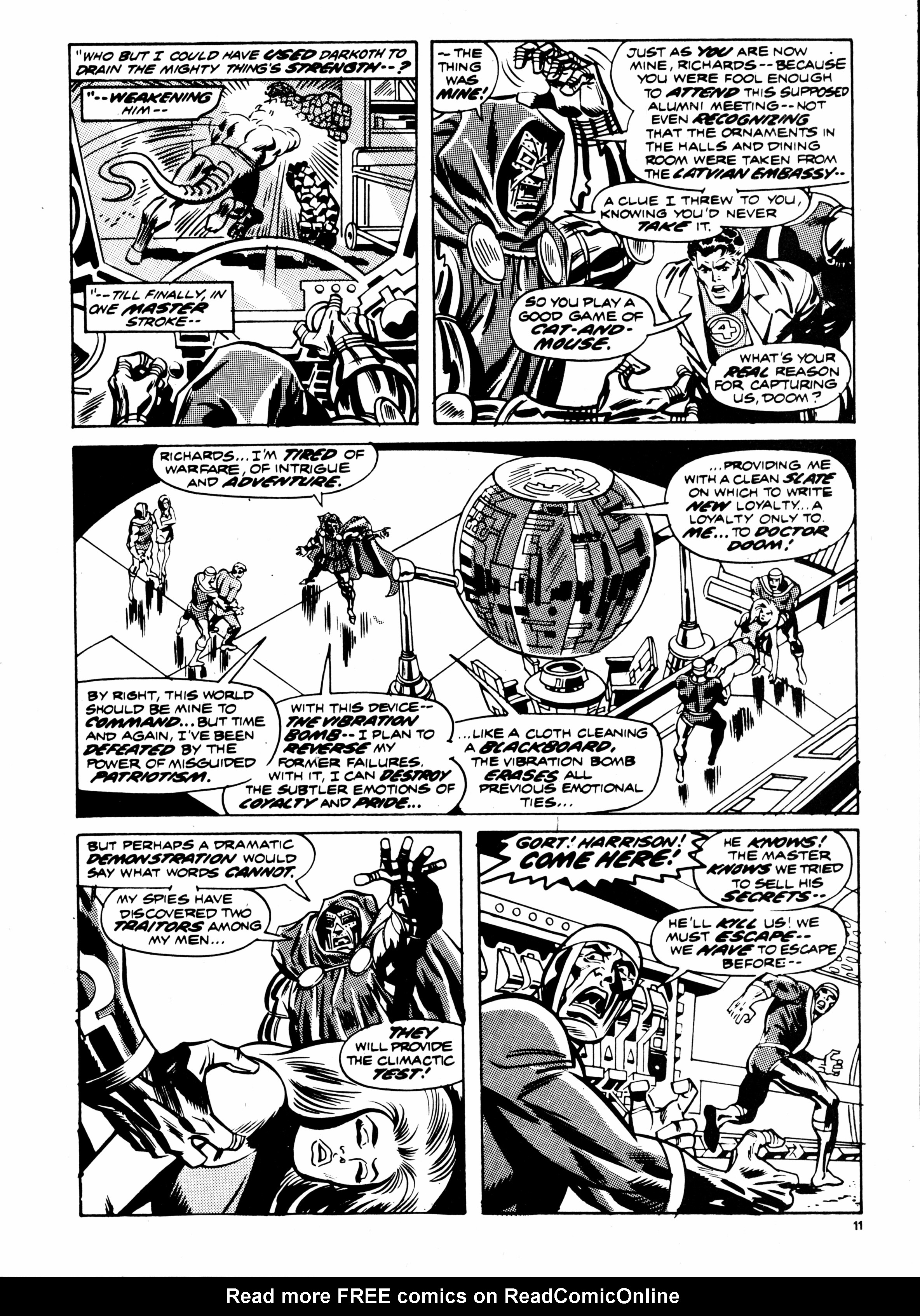 Read online Fantastic Four (1982) comic -  Issue #11 - 10