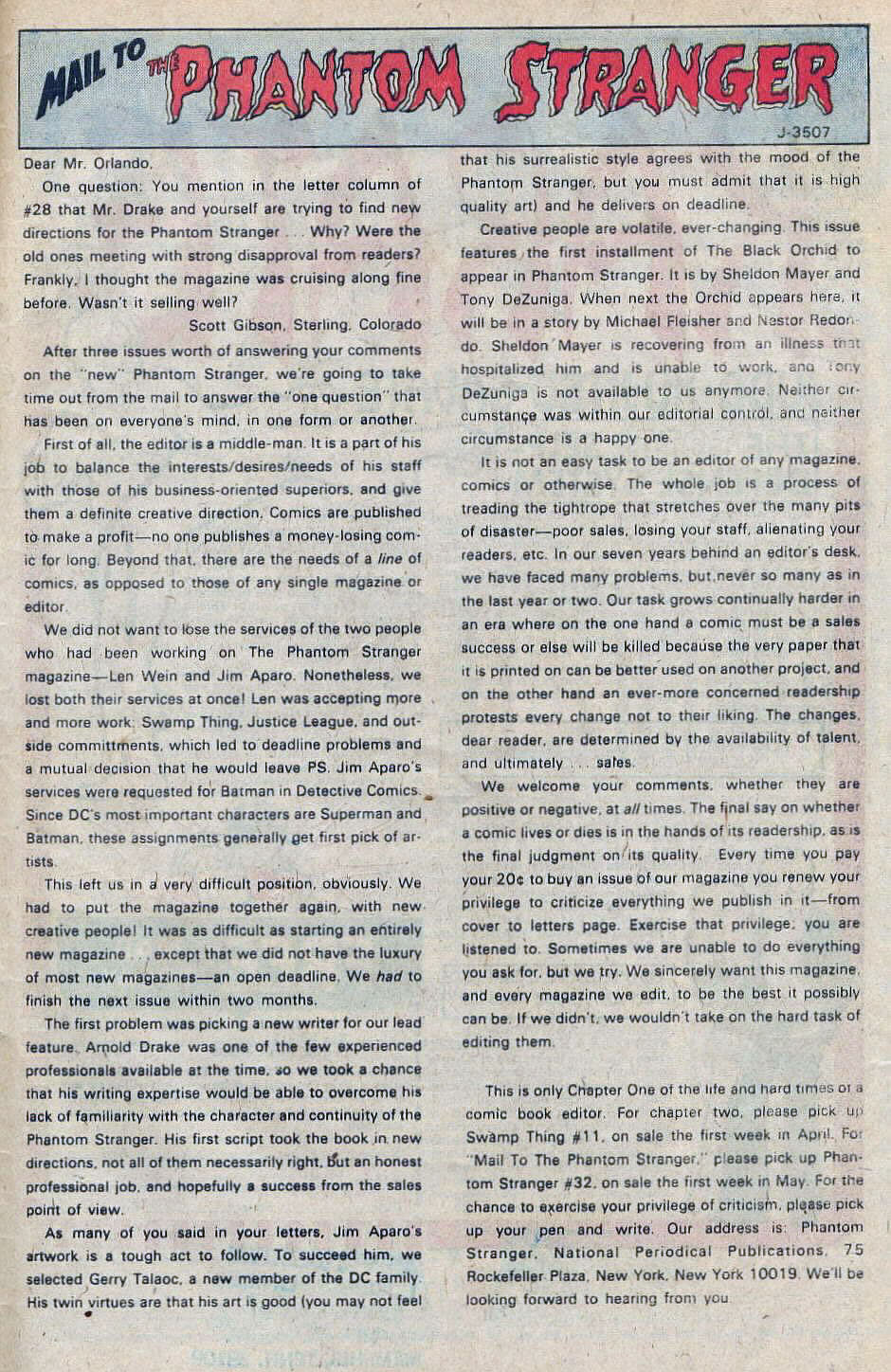 Read online The Phantom Stranger (1969) comic -  Issue #31 - 22