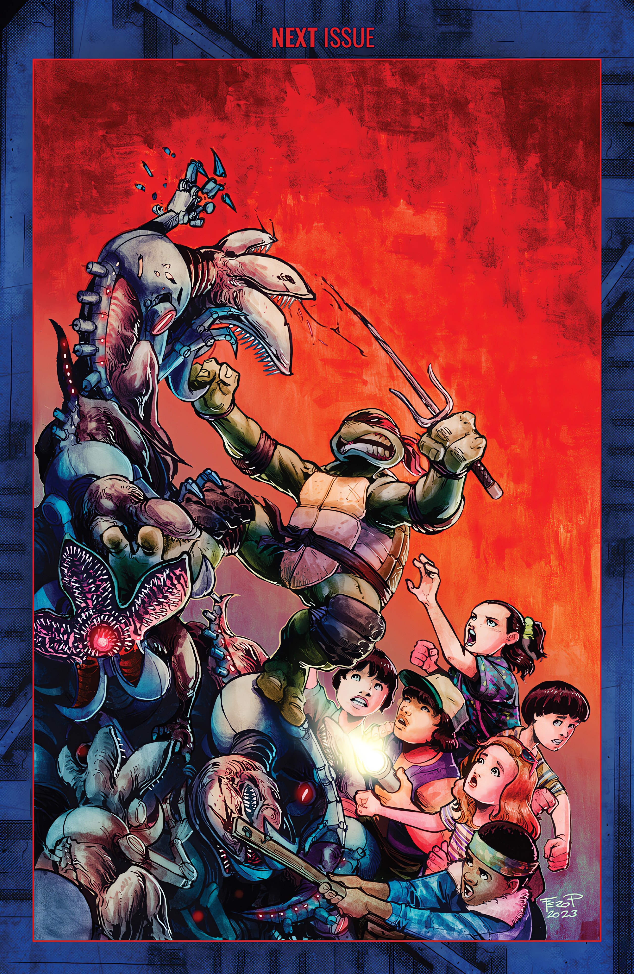 Read online Teenage Mutant Ninja Turtles x Stranger Things comic -  Issue #2 - 22