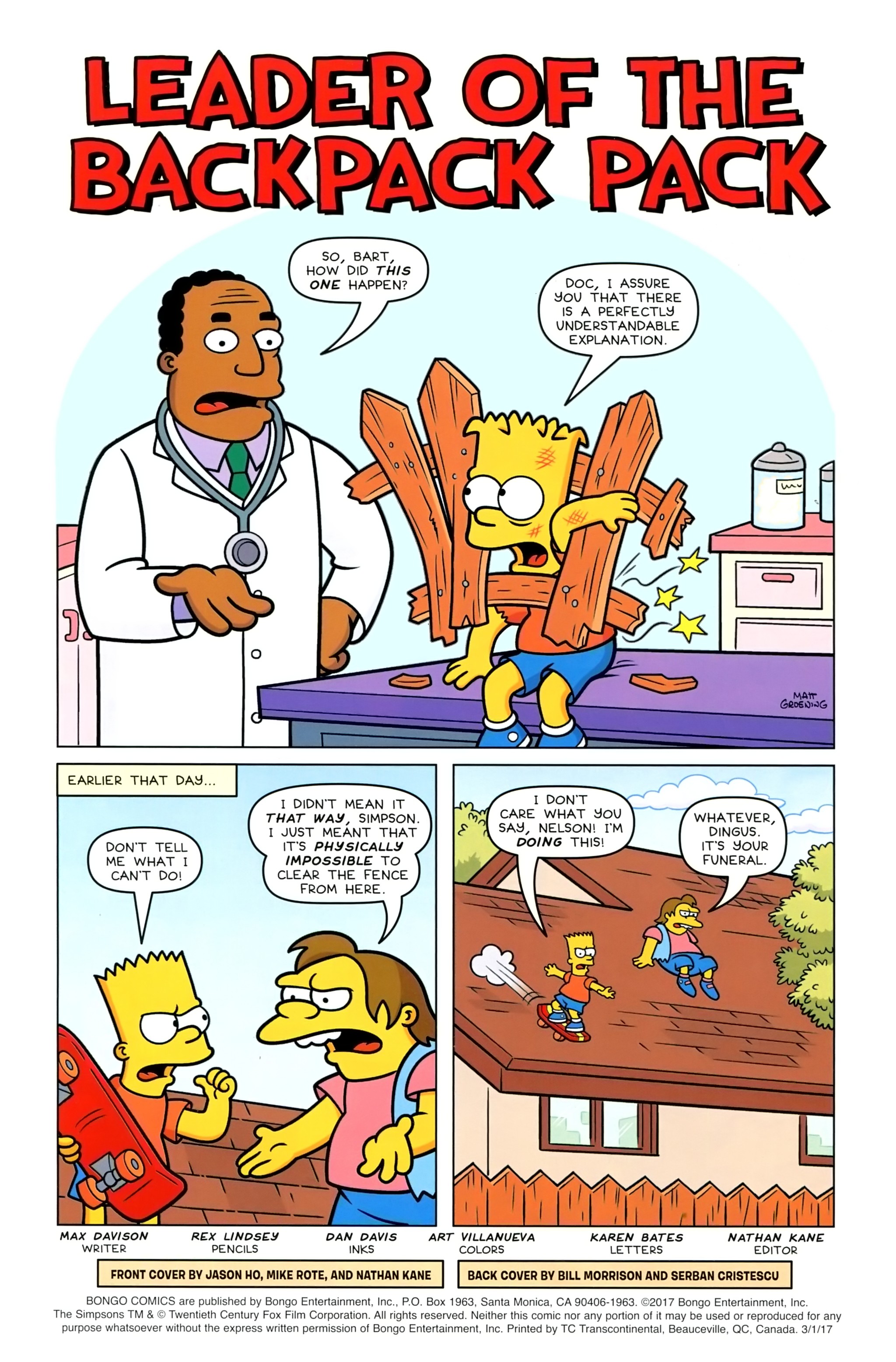 Read online Bongo Comics Free-For-All! comic -  Issue #2017 - 3