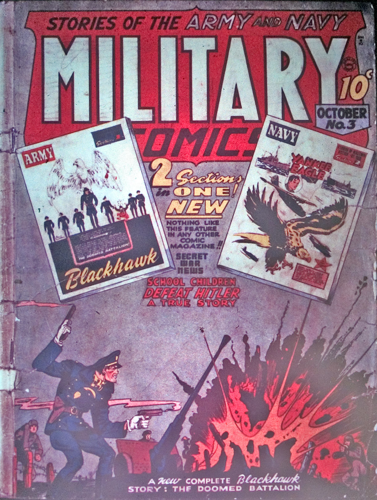 Read online Military Comics comic -  Issue #3 - 1