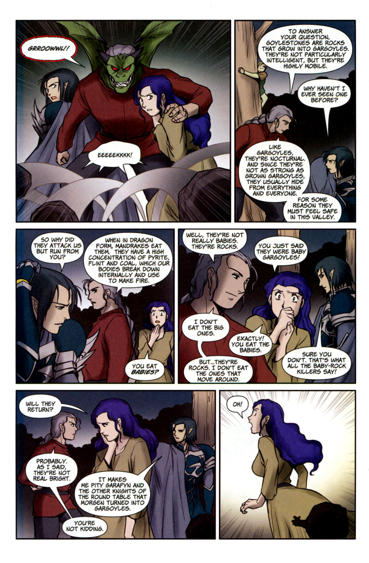 Read online Lords of Avalon: Knight of Darkness comic -  Issue #4 - 10