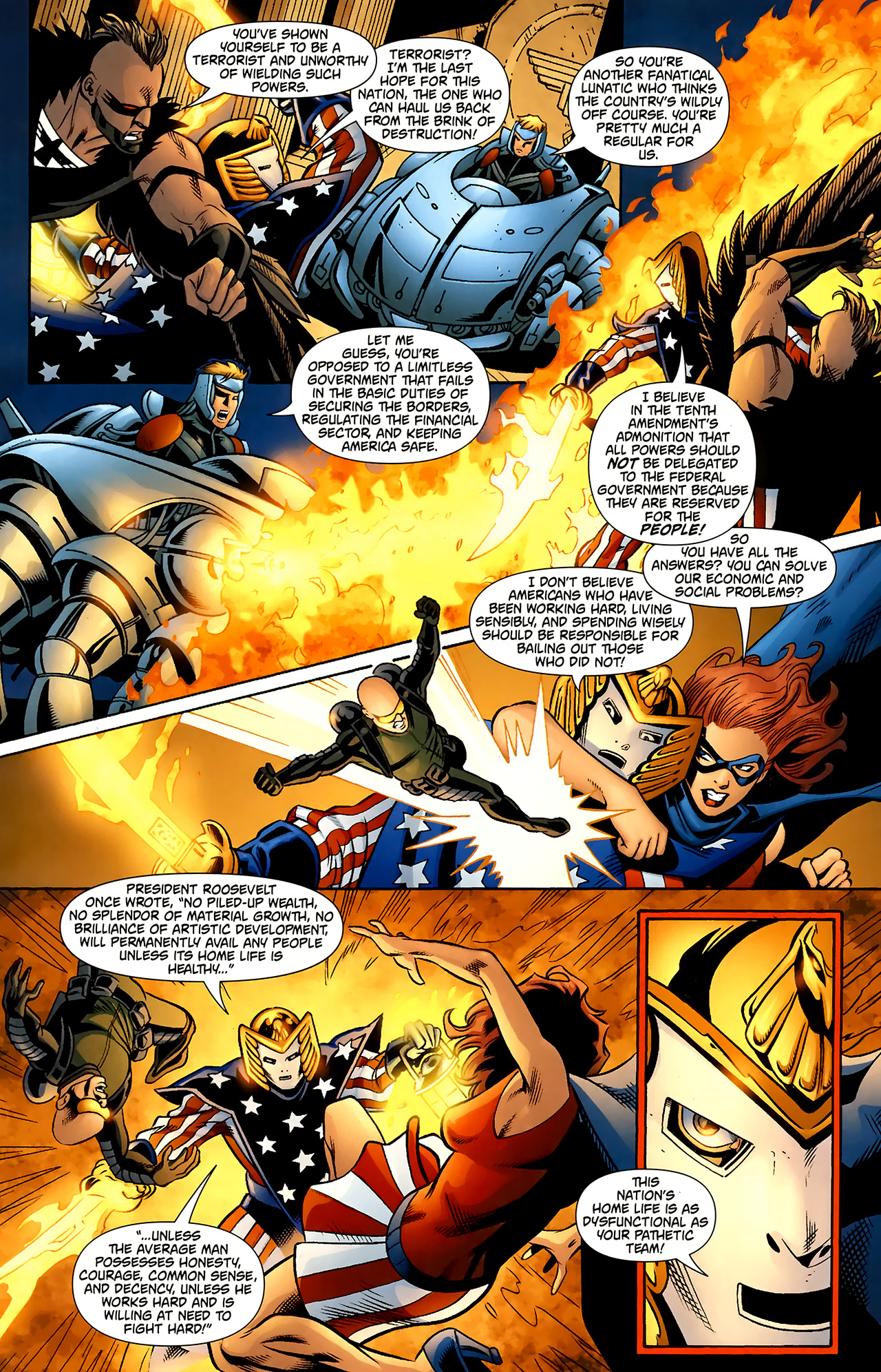 Read online Freedom Fighters (2010) comic -  Issue #7 - 17