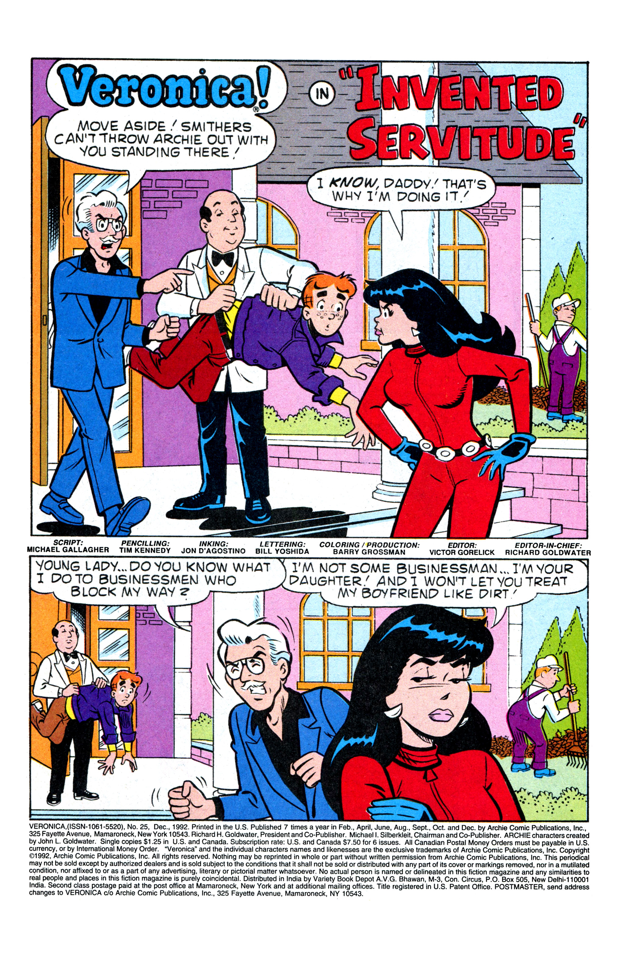 Read online Veronica comic -  Issue #25 - 3