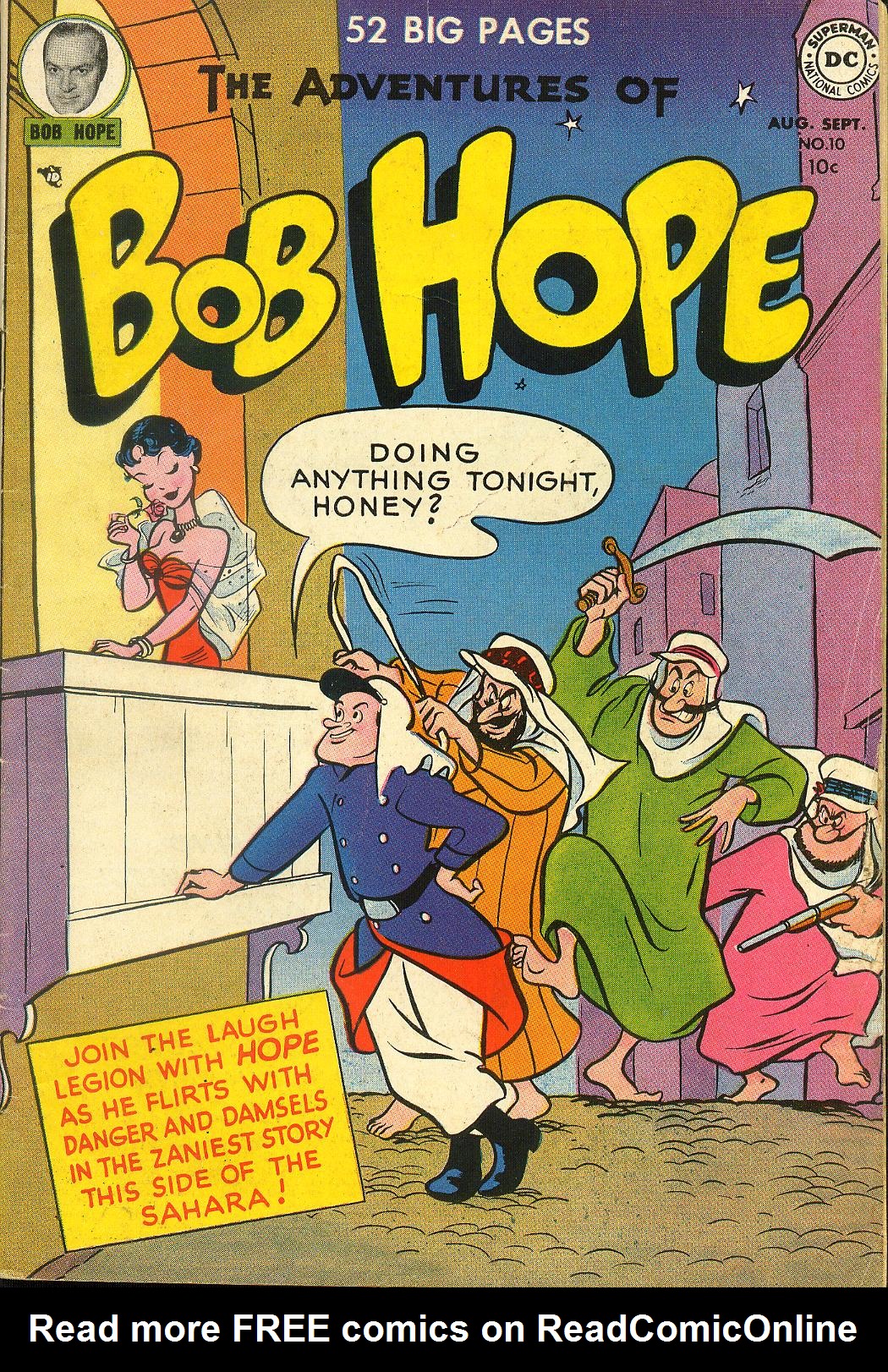 Read online The Adventures of Bob Hope comic -  Issue #10 - 1