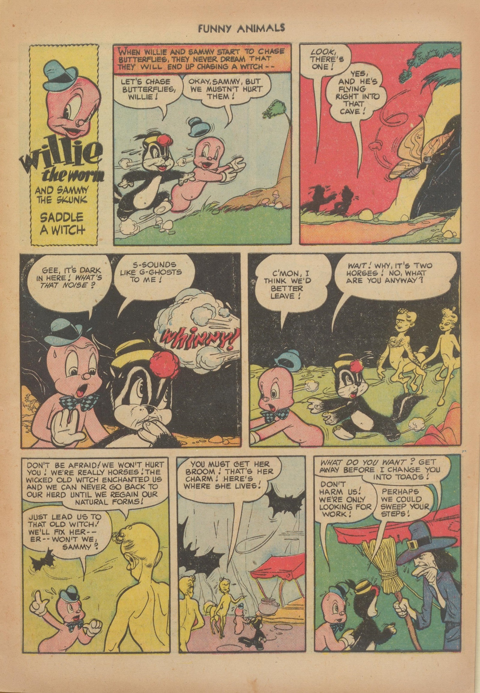 Read online Fawcett's Funny Animals comic -  Issue #68 - 9