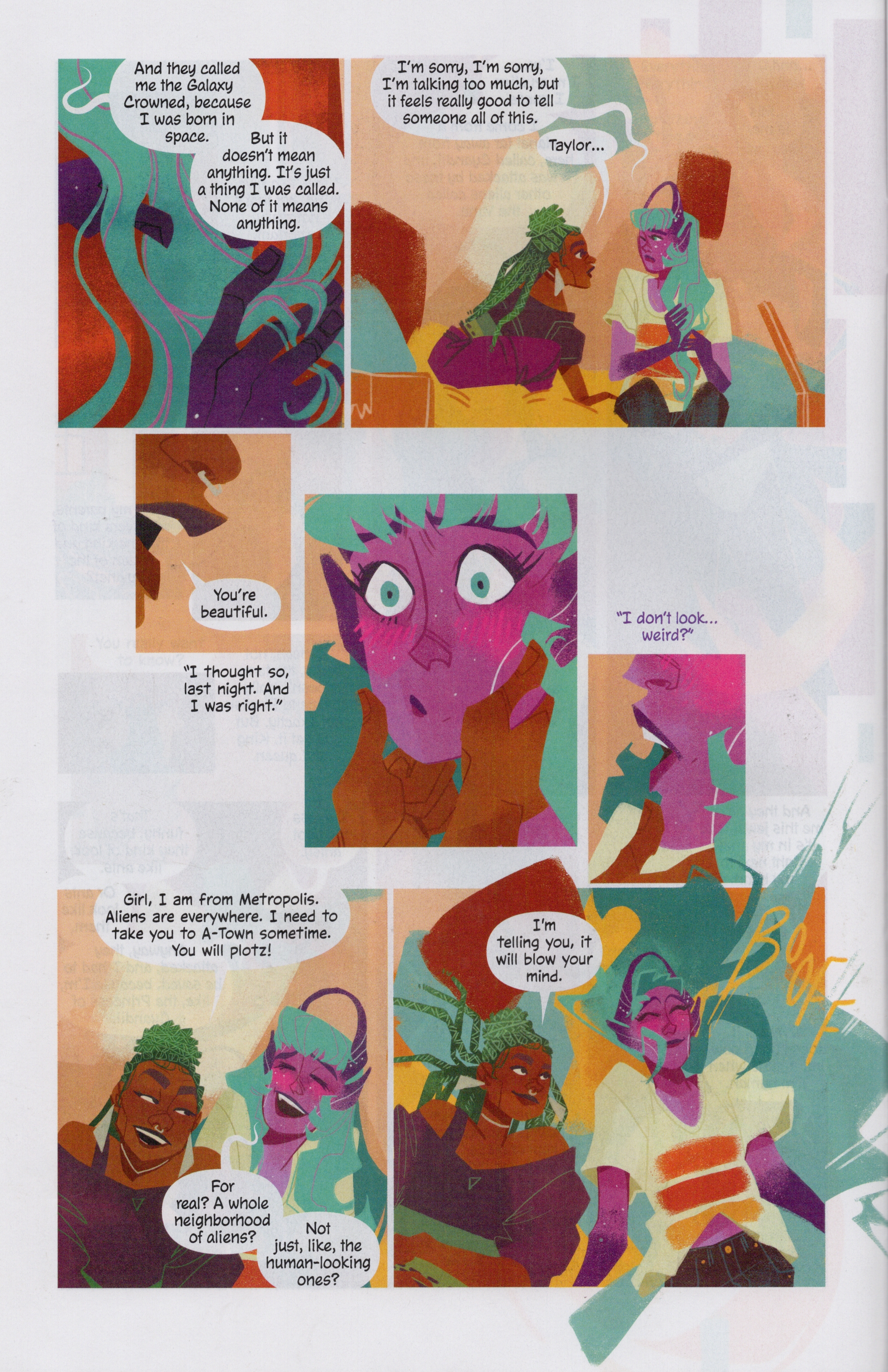 Read online Free Comic Book Day 2022 comic -  Issue # DC Galaxy The Prettiest Star - 10