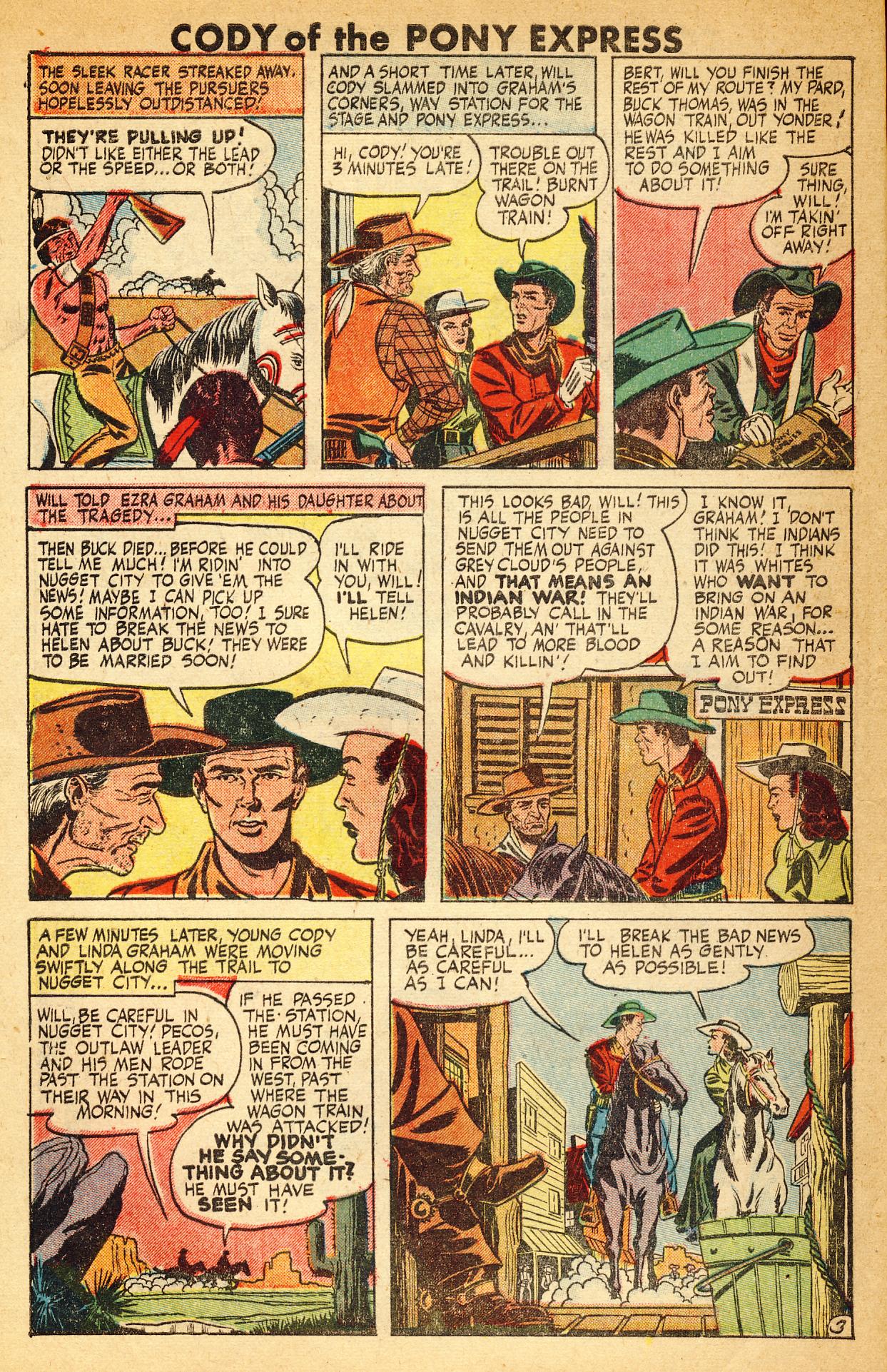 Read online Cody of the Pony Express comic -  Issue # Full - 4