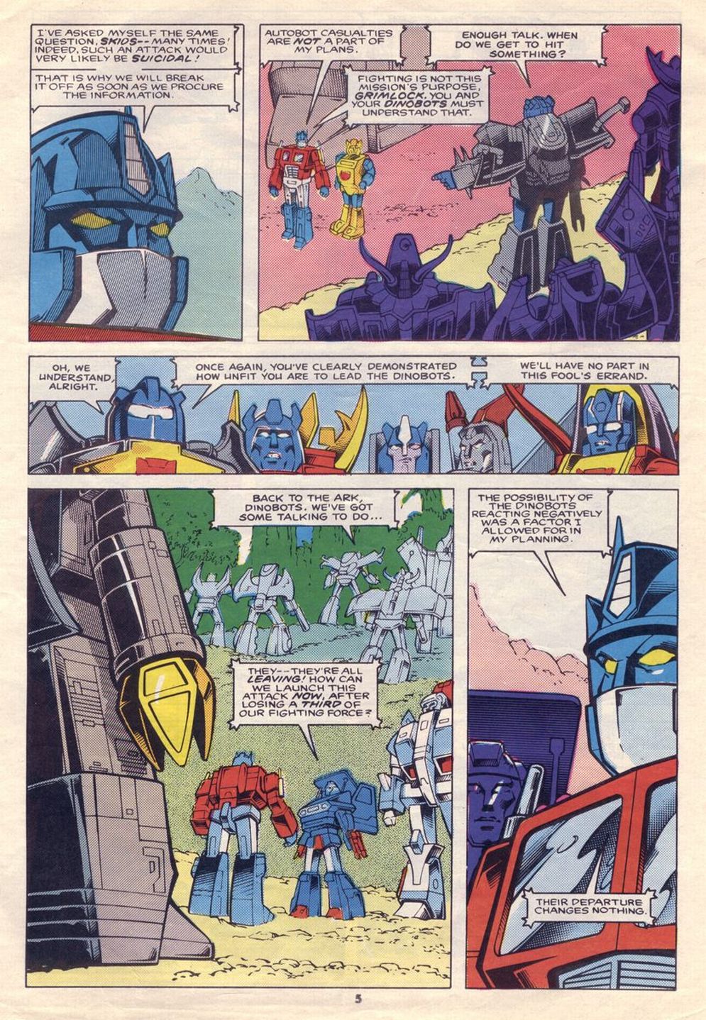 Read online The Transformers (UK) comic -  Issue #70 - 4