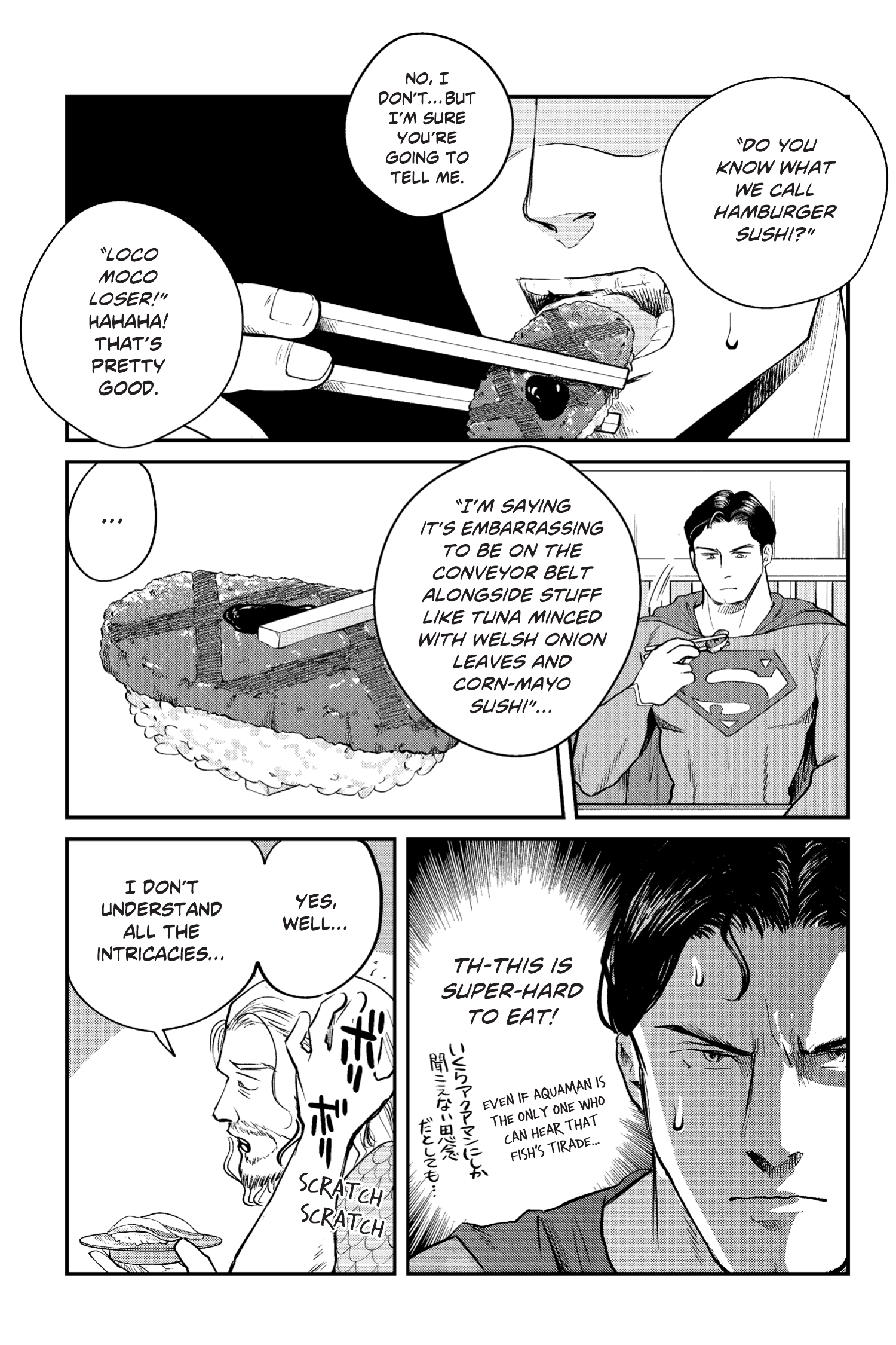 Read online Superman vs. Meshi comic -  Issue #6 - 12
