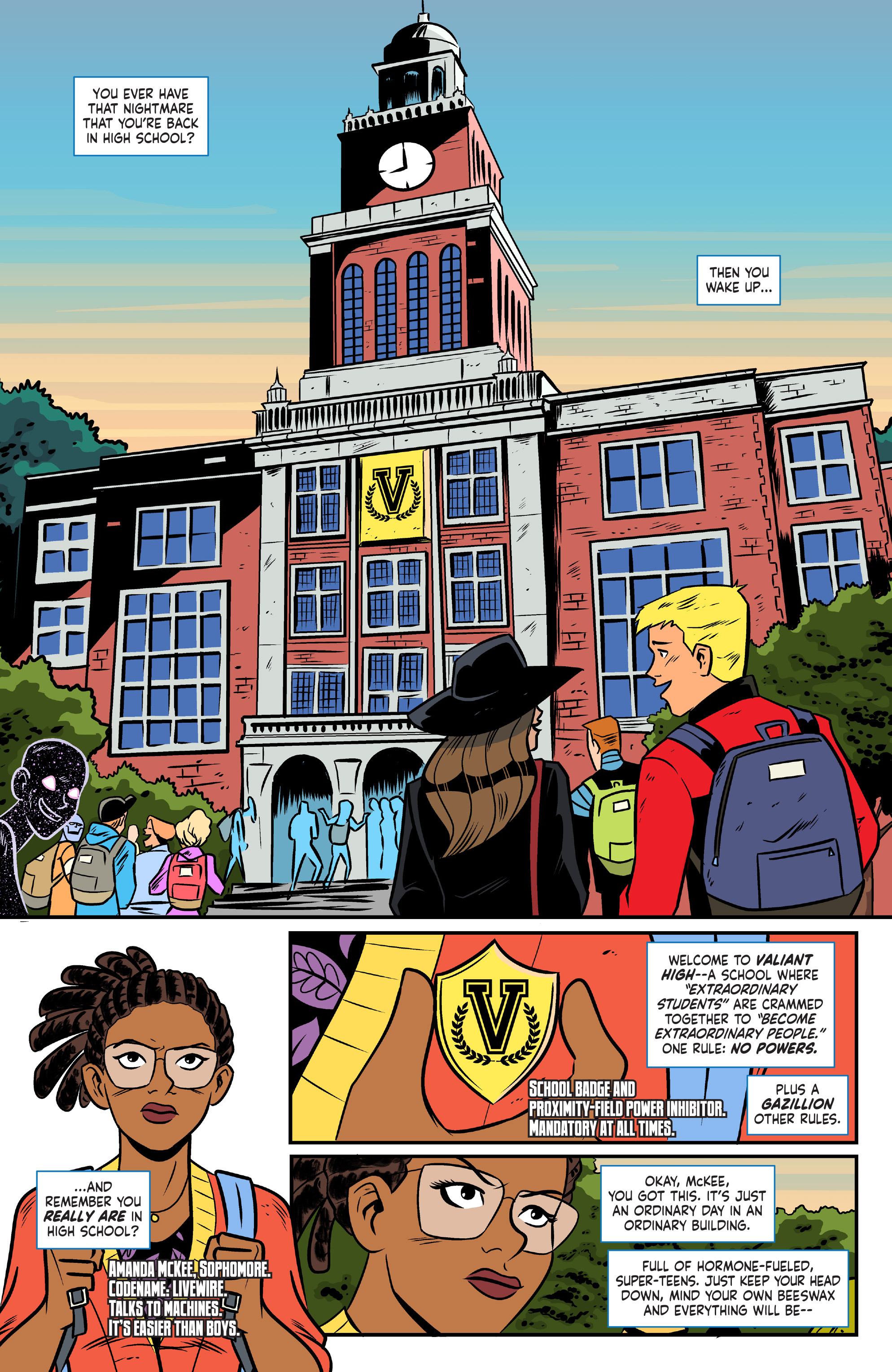 Read online Valiant High comic -  Issue #1 - 4