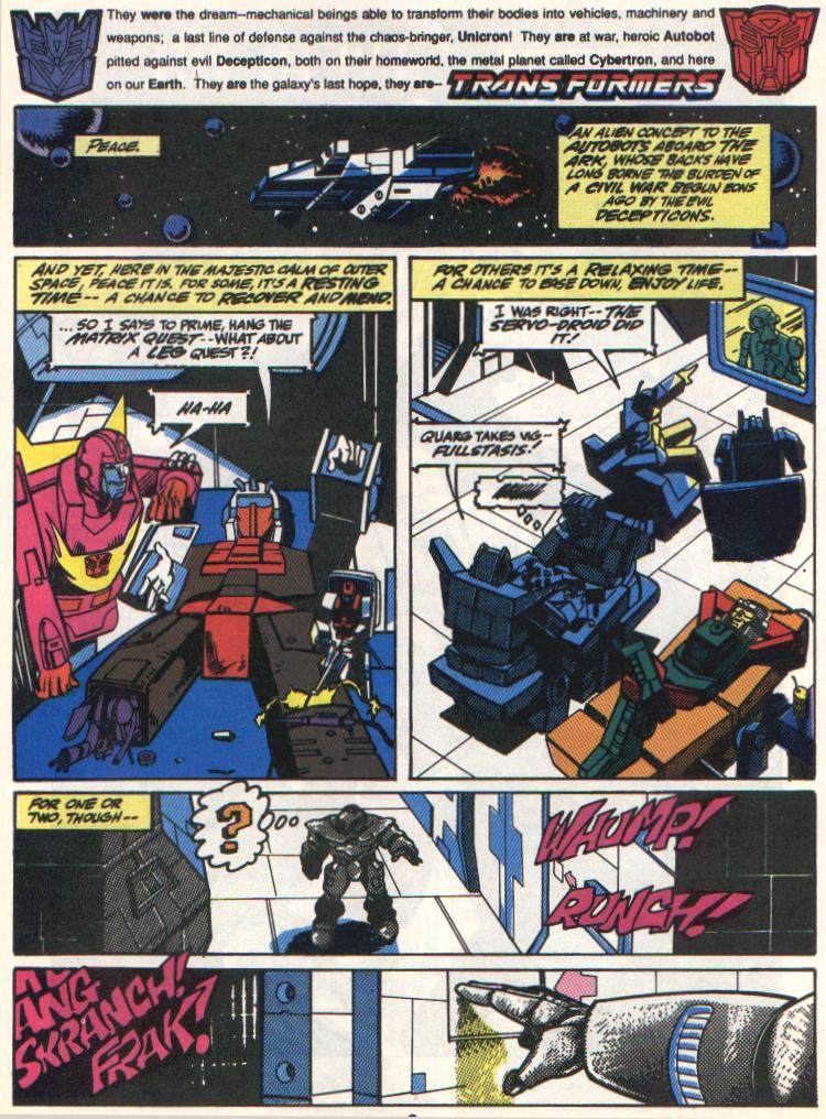 Read online The Transformers (UK) comic -  Issue #306 - 2