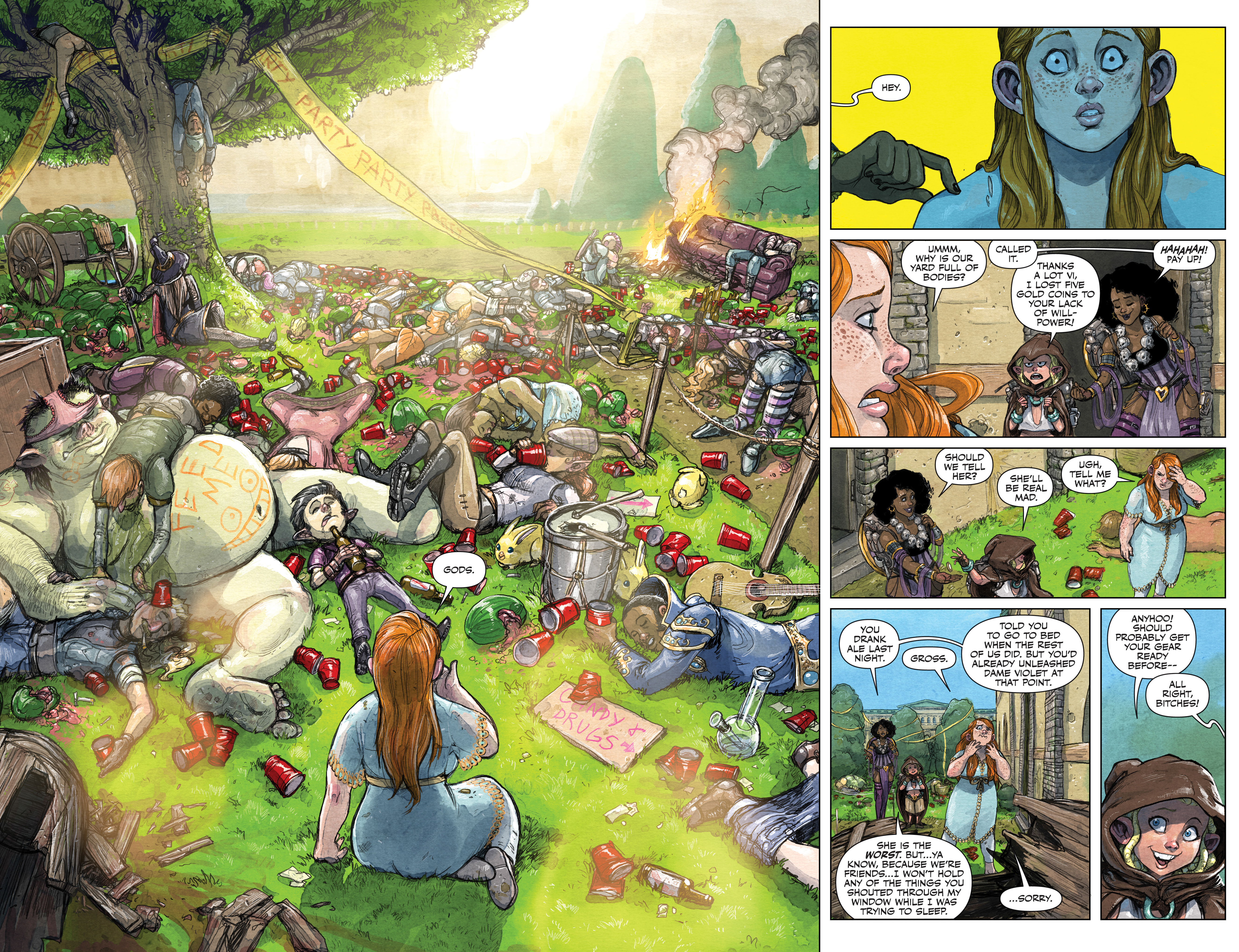 Read online Rat Queens (2017) comic -  Issue #1 - 4