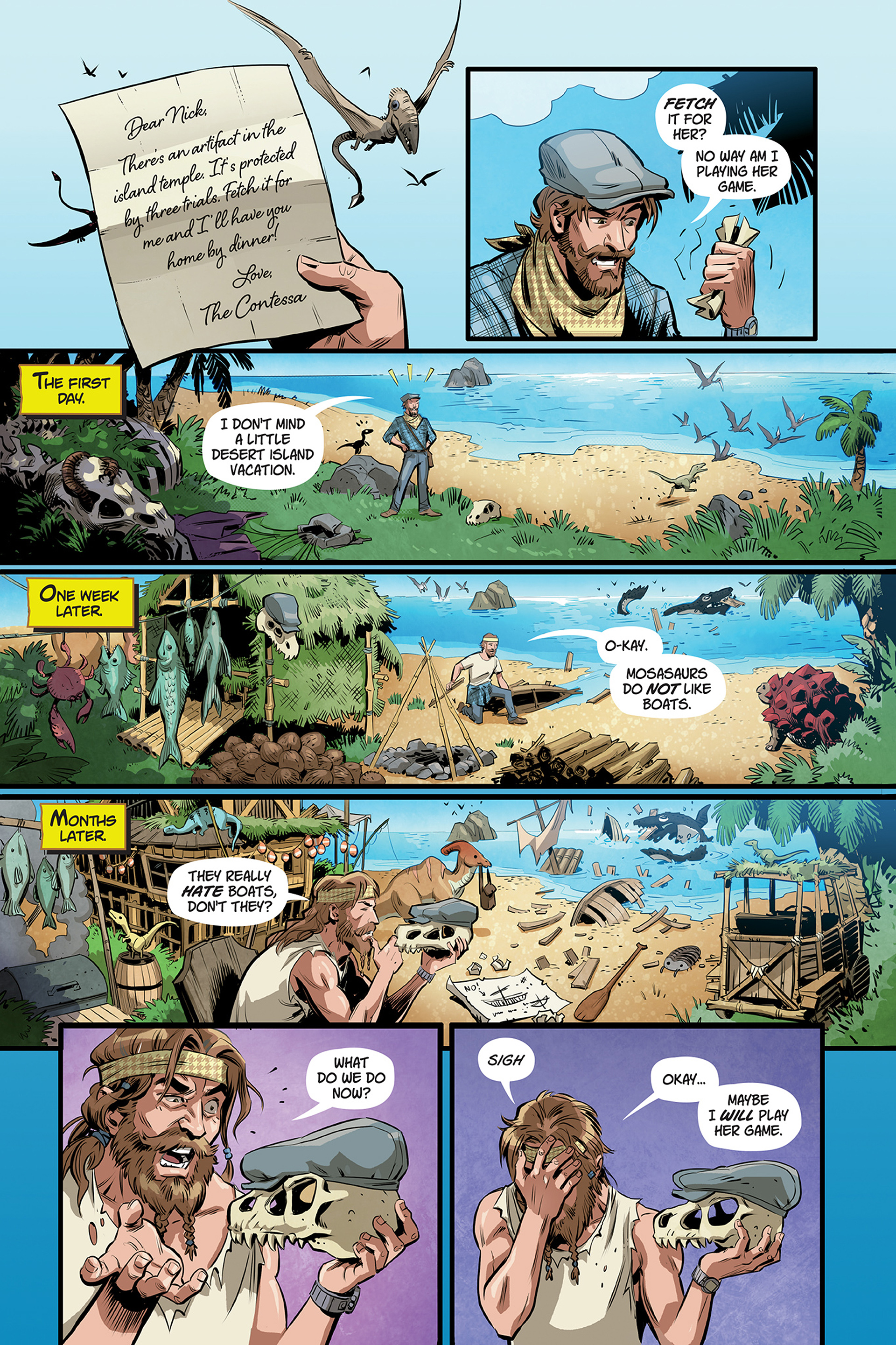 Read online Trackers Presents: Captain Nick & The Explorer Society - Compass of Mems comic -  Issue # TPB (Part 1) - 47