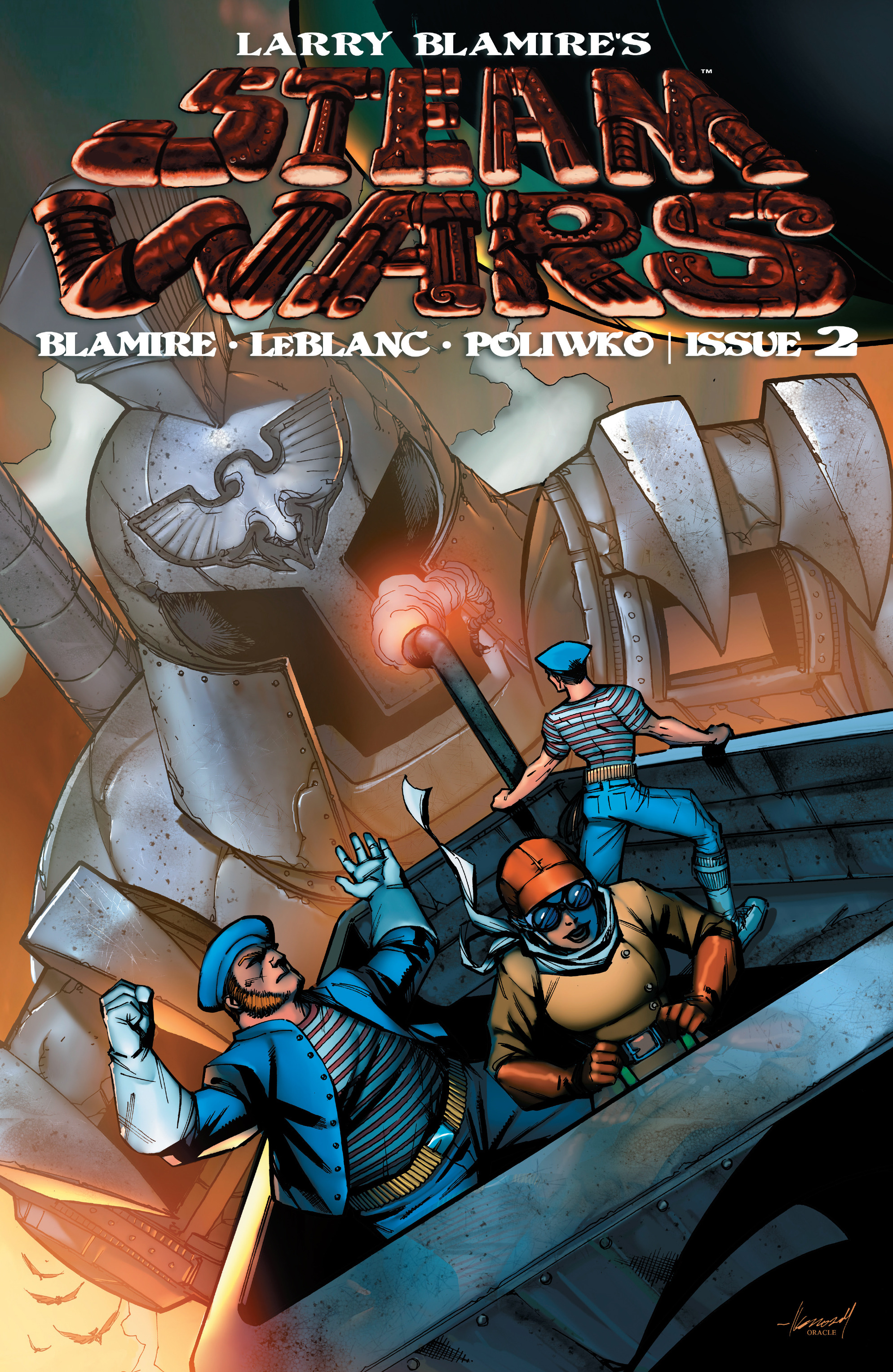 Read online Larry Blamire’s Steam Wars comic -  Issue #2 - 1