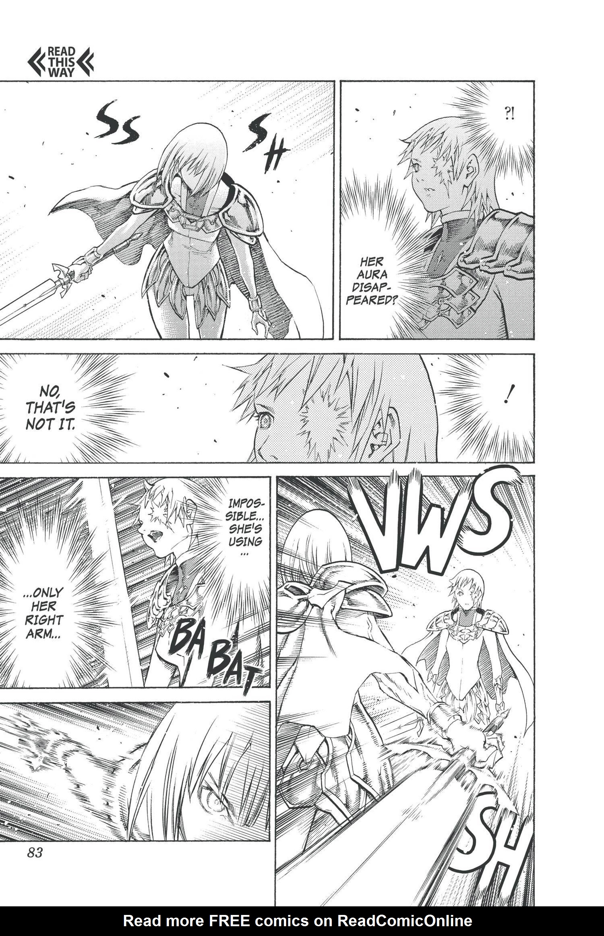 Read online Claymore comic -  Issue #17 - 79