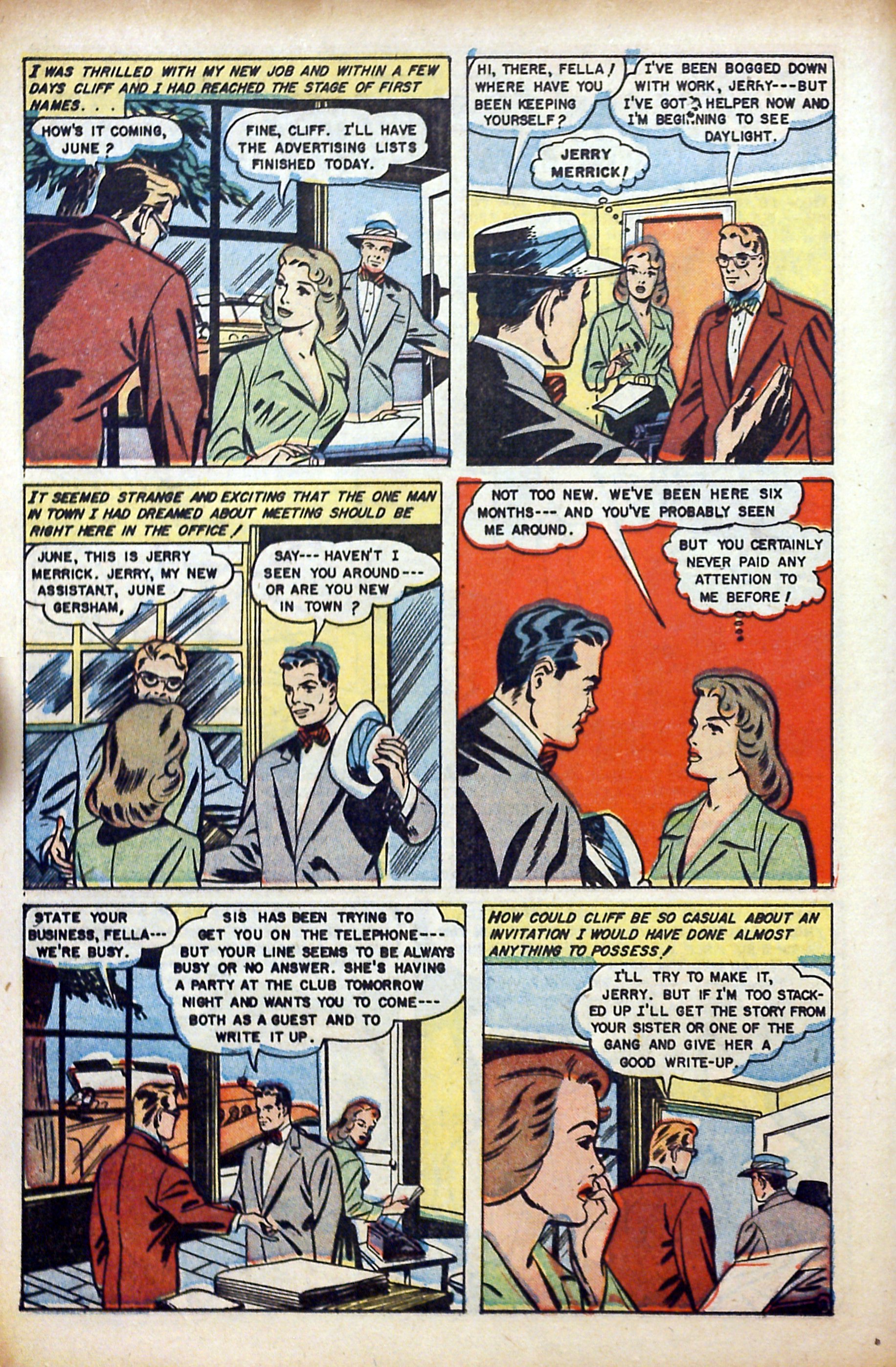 Read online Glamorous Romances comic -  Issue #56 - 12