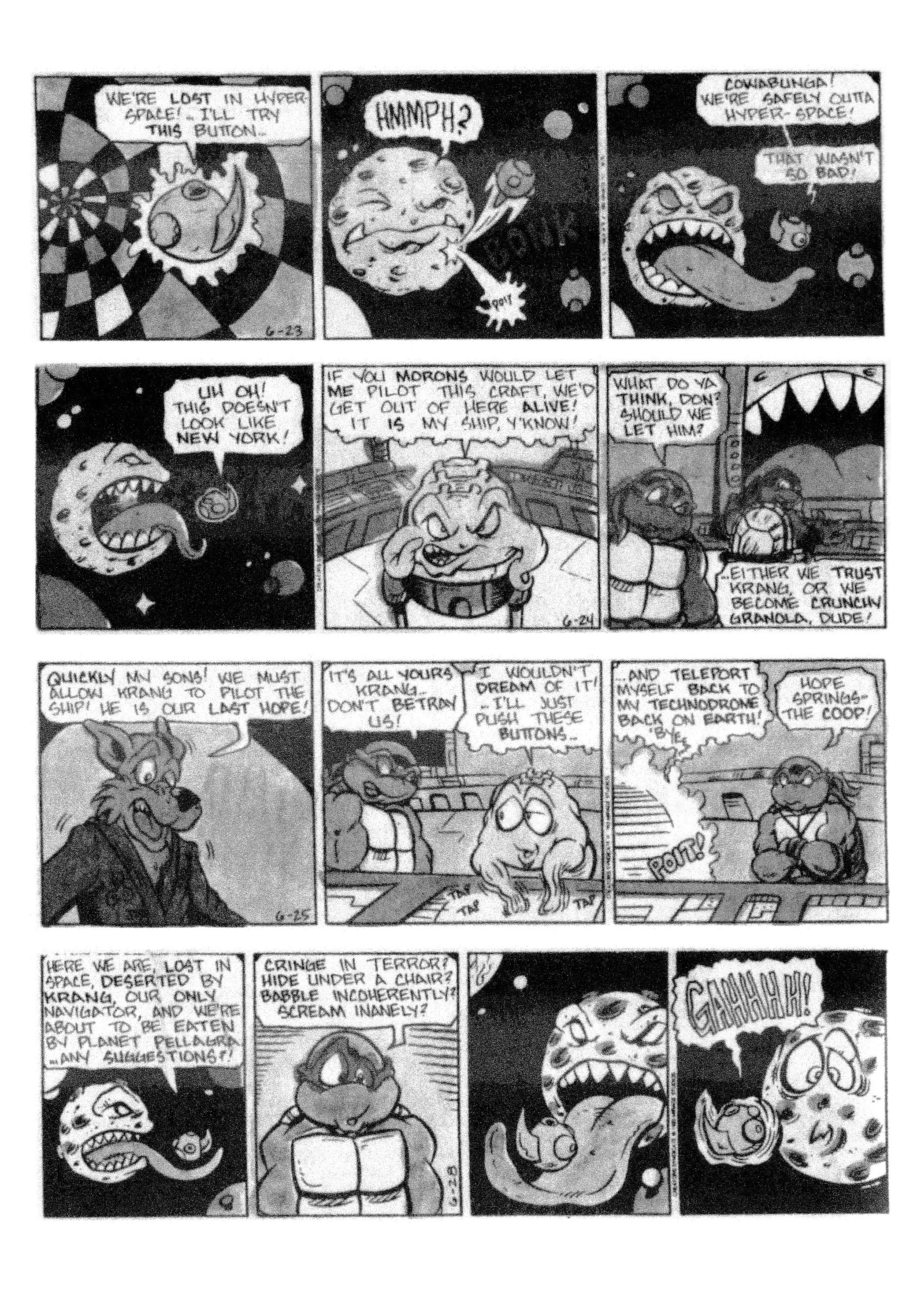 Read online Teenage Mutant Ninja Turtles: Complete Newspaper Daily Comic Strip Collection comic -  Issue # TPB 2 (Part 2) - 83