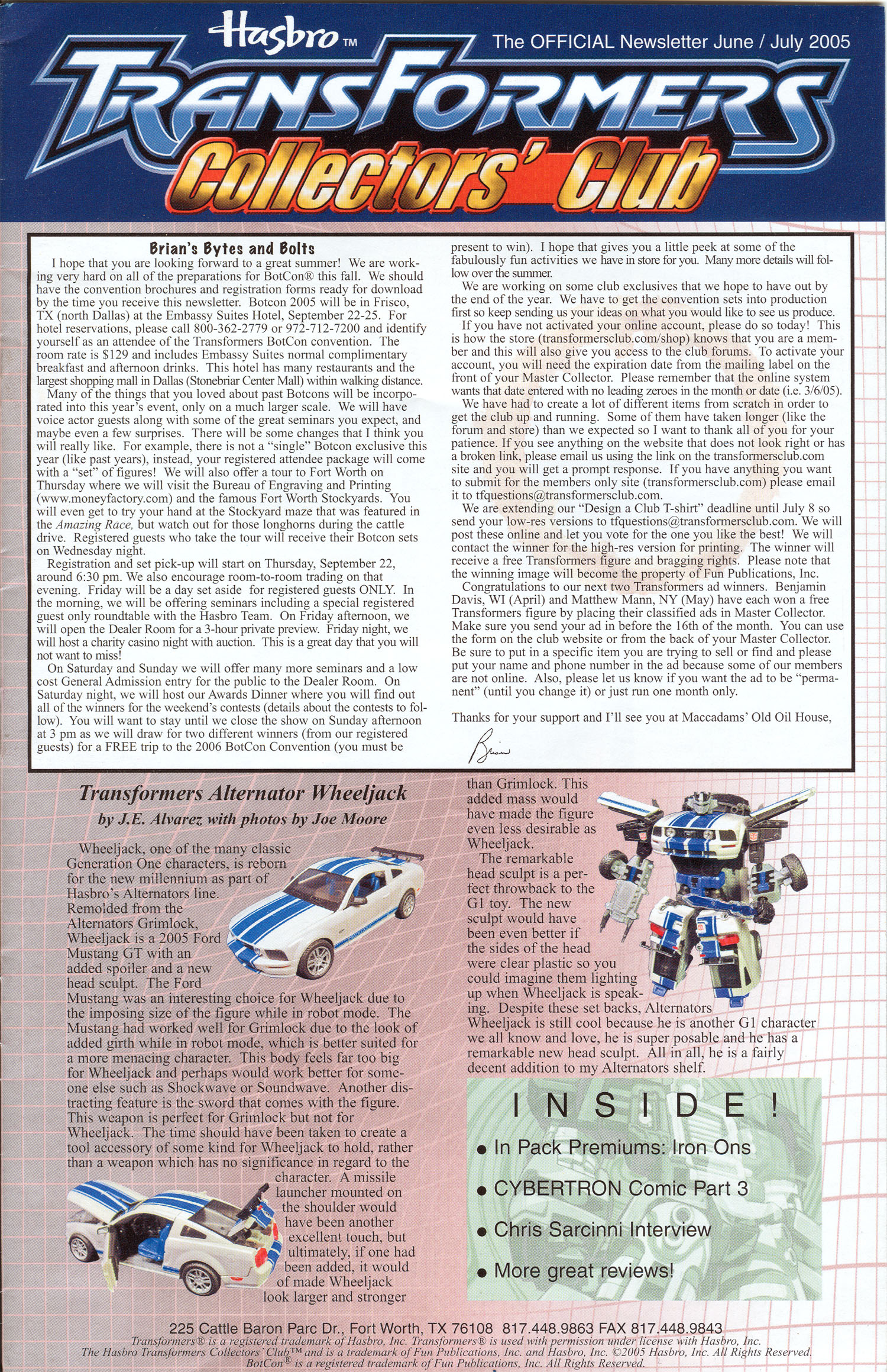 Read online Transformers: Collectors' Club comic -  Issue #3 - 1