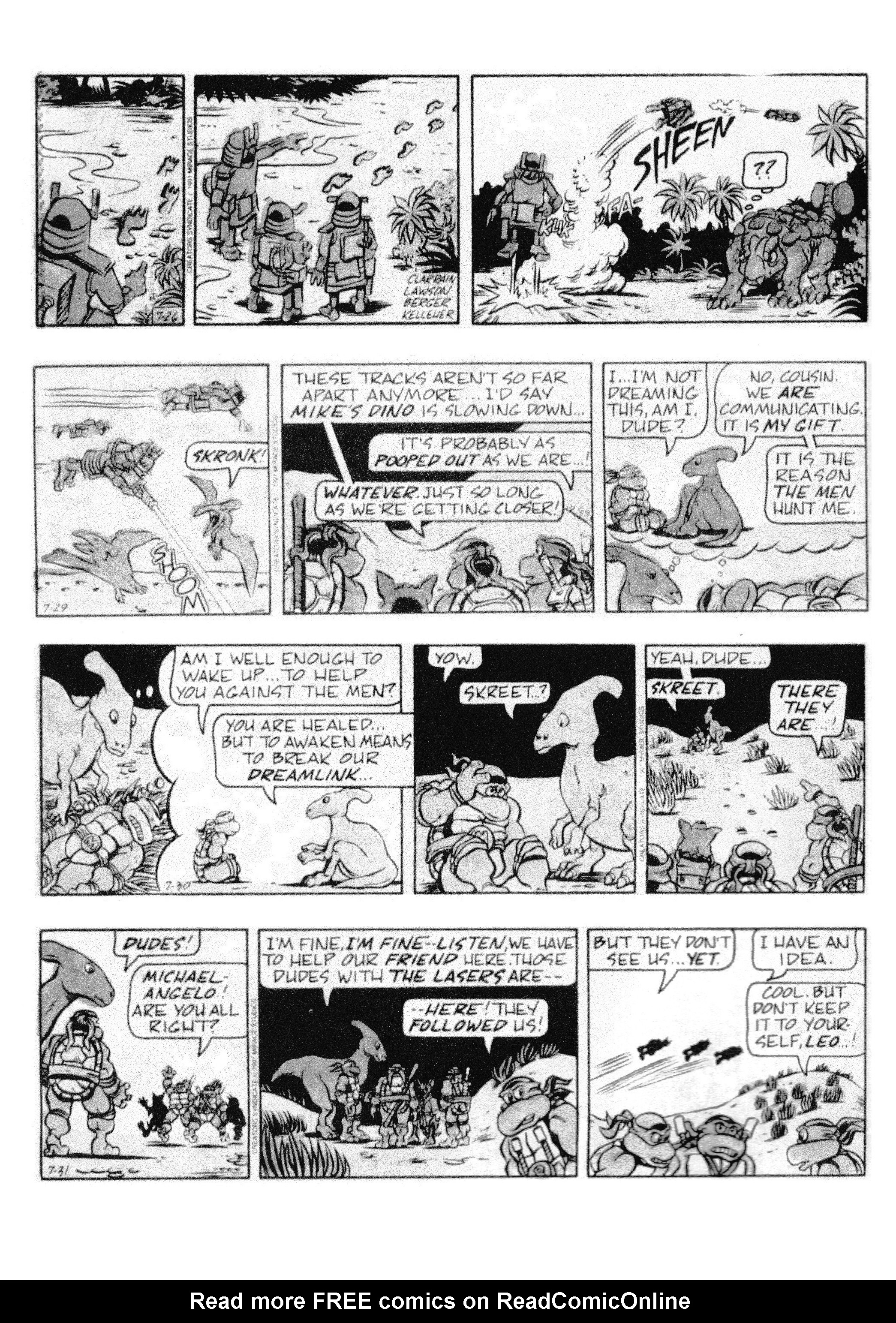Read online Teenage Mutant Ninja Turtles: Complete Newspaper Daily Comic Strip Collection comic -  Issue # TPB 2 (Part 1) - 54