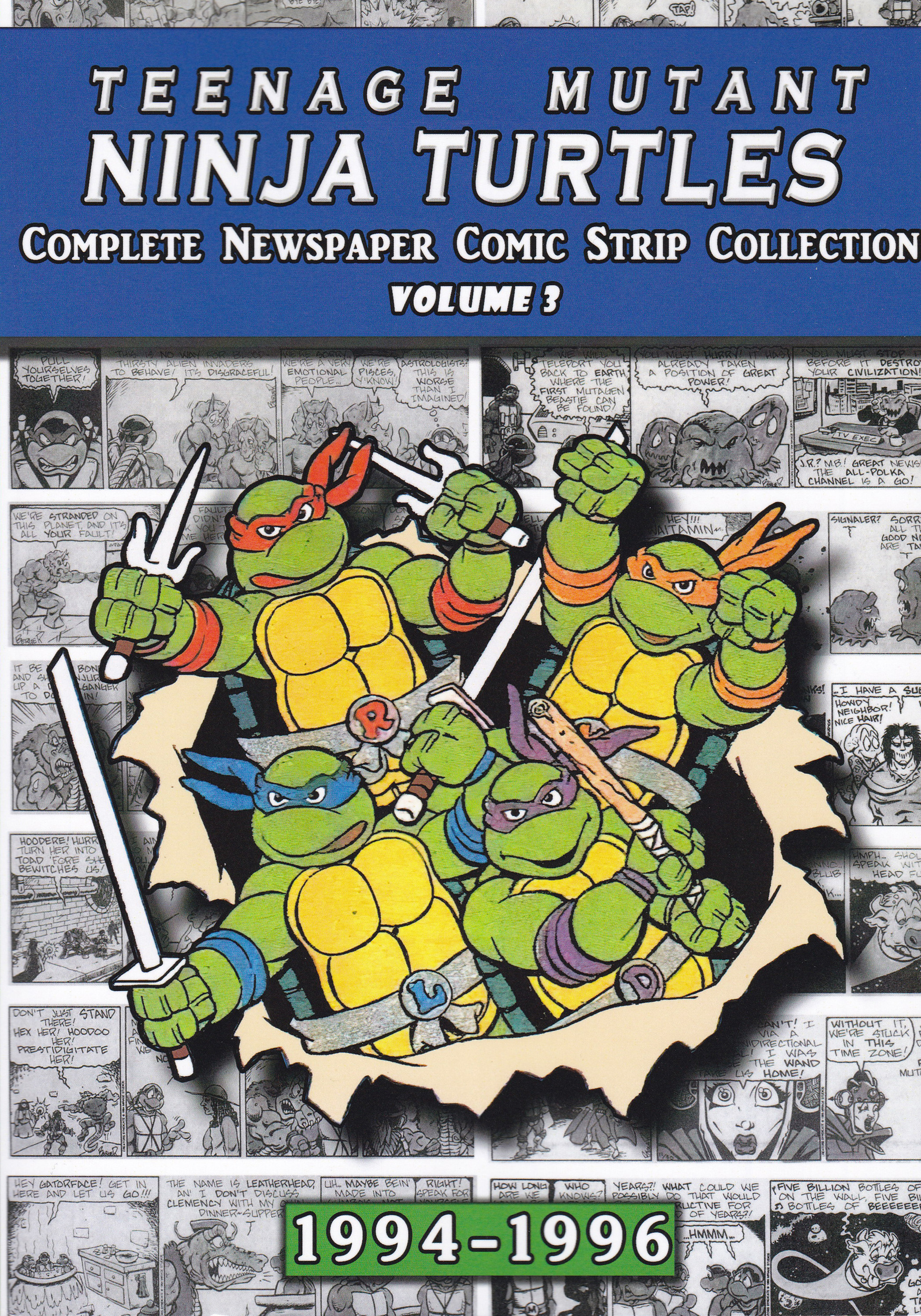 Read online Teenage Mutant Ninja Turtles: Complete Newspaper Daily Comic Strip Collection comic -  Issue # TPB 3 (Part 1) - 1