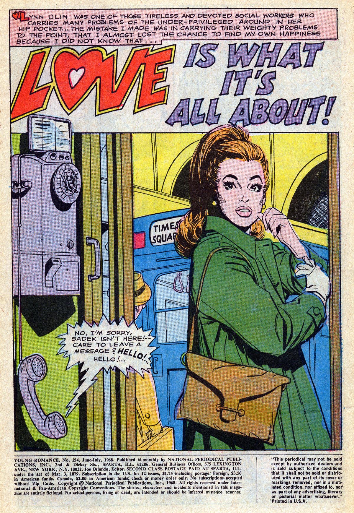 Read online Young Romance comic -  Issue #154 - 3