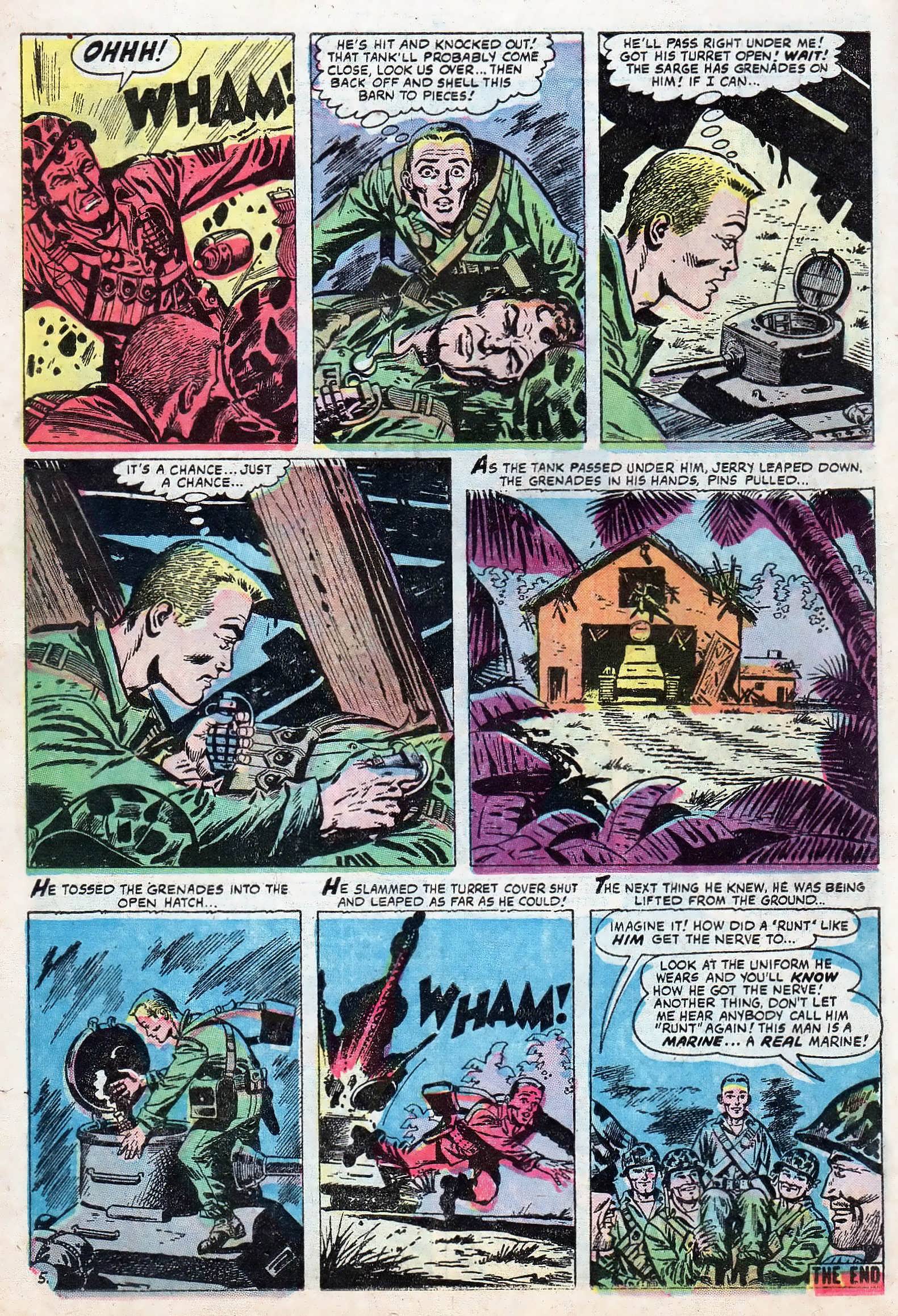 Read online Marines in Action comic -  Issue #10 - 14