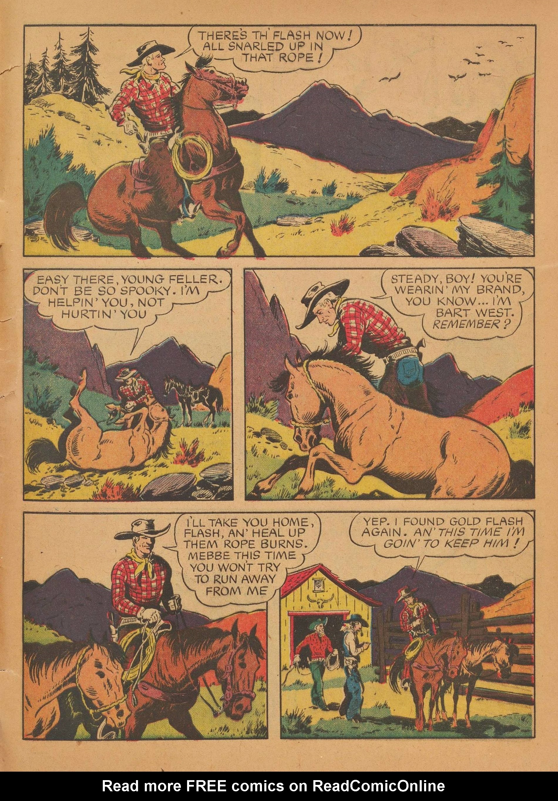 Read online Gene Autry Comics comic -  Issue #6 - 63