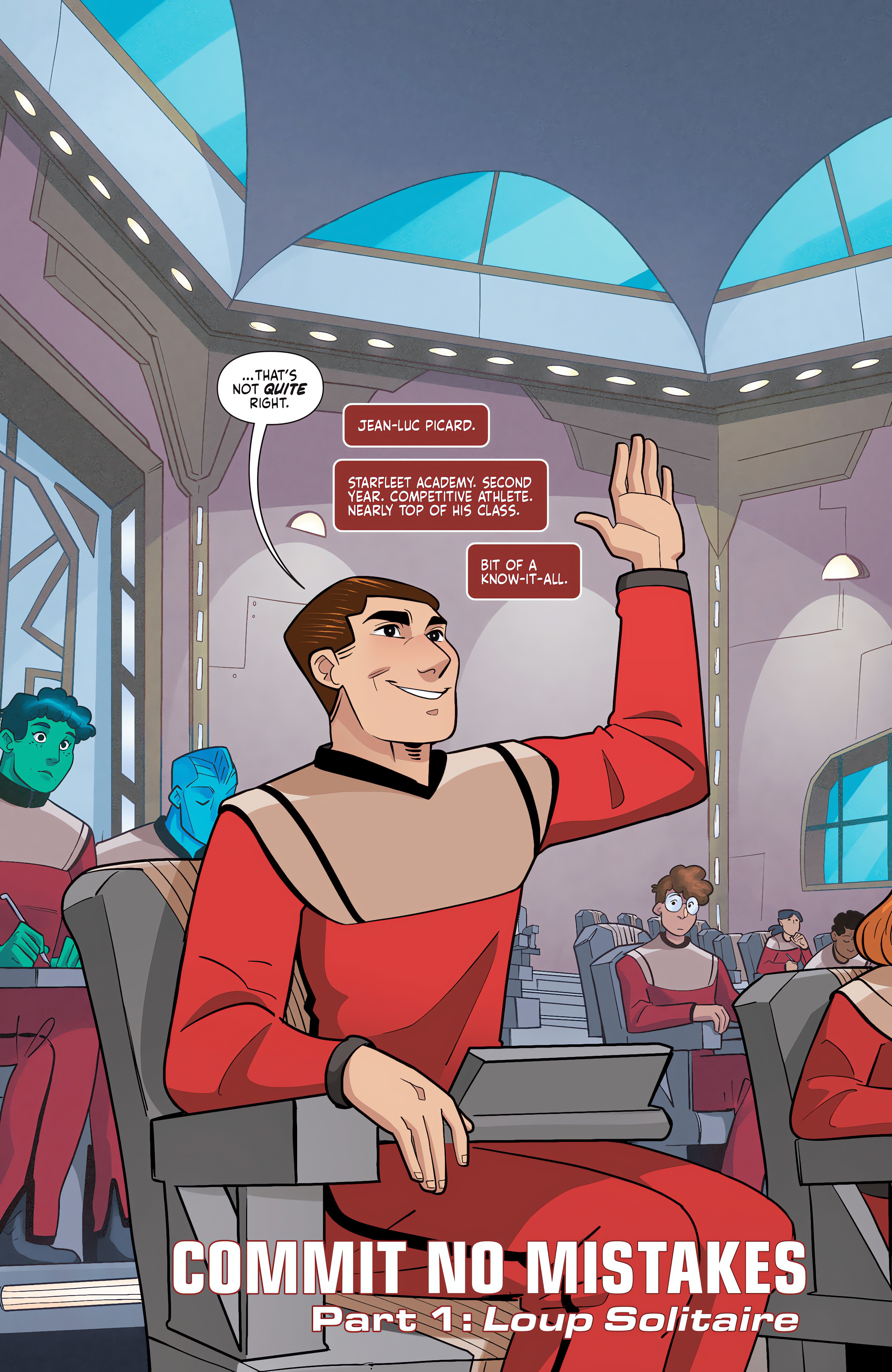 Read online Star Trek: Picard's Academy comic -  Issue #1 - 5