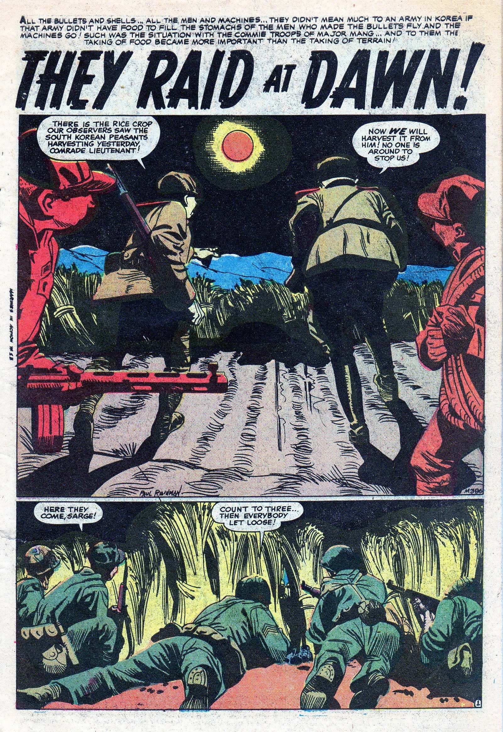 Read online Marines in Action comic -  Issue #13 - 3