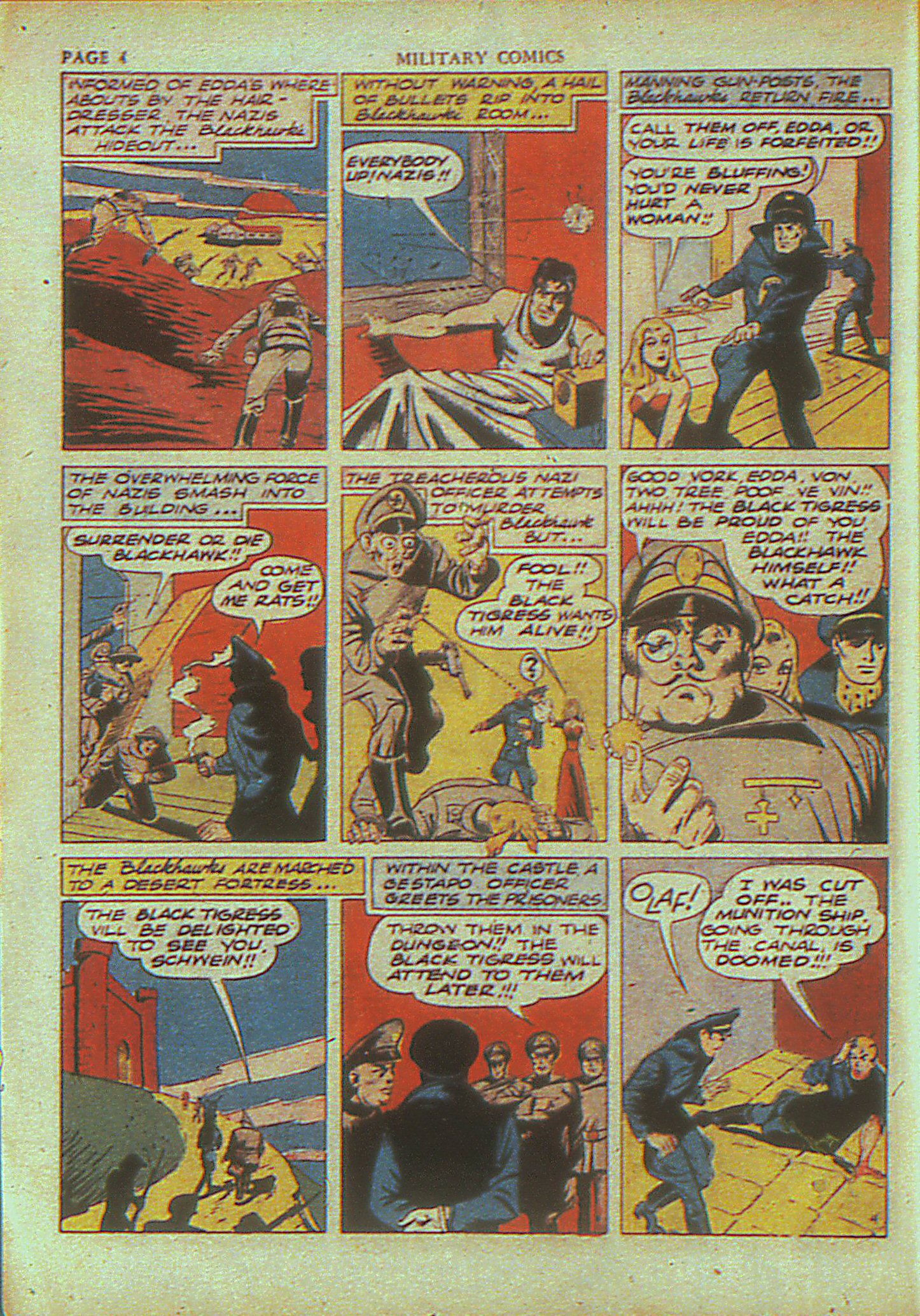 Read online Military Comics comic -  Issue #4 - 6