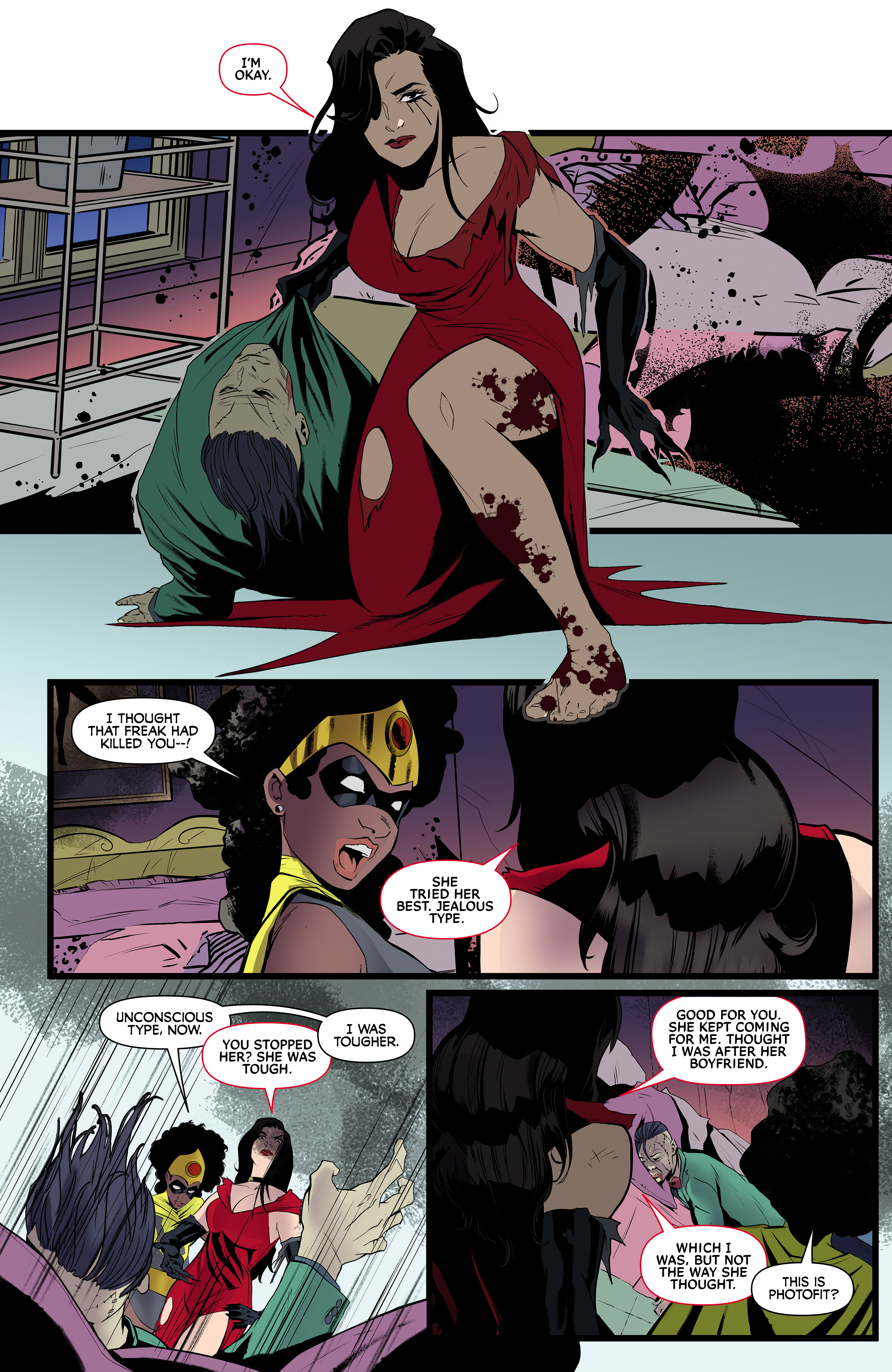 Read online Vampirella Versus The Superpowers comic -  Issue #4 - 18
