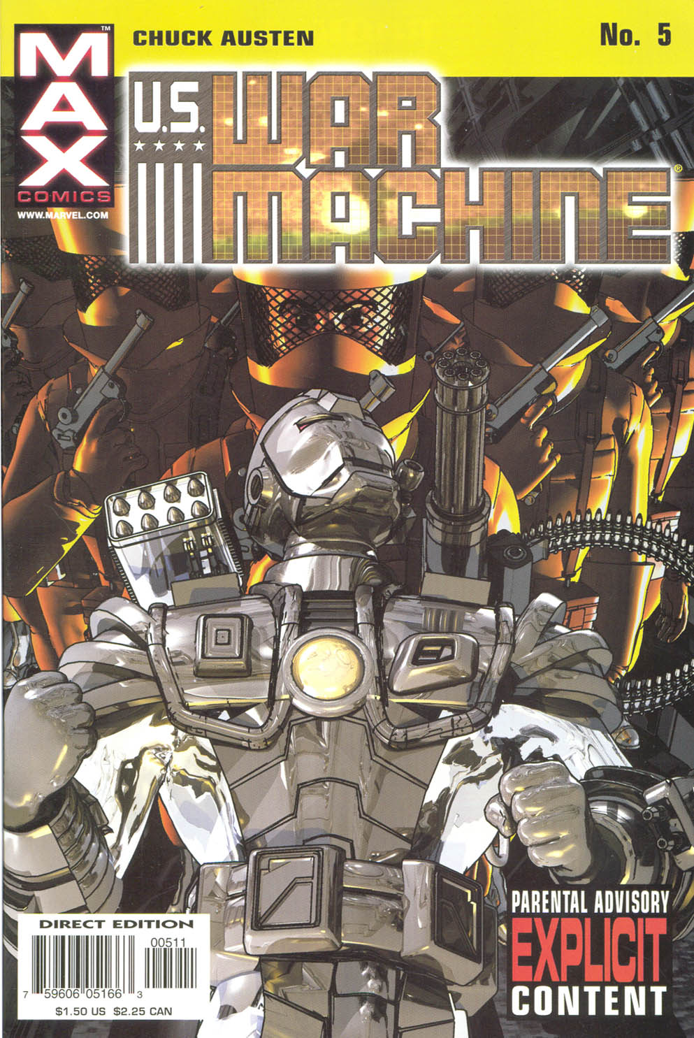 Read online U.S. War Machine comic -  Issue #5 - 2