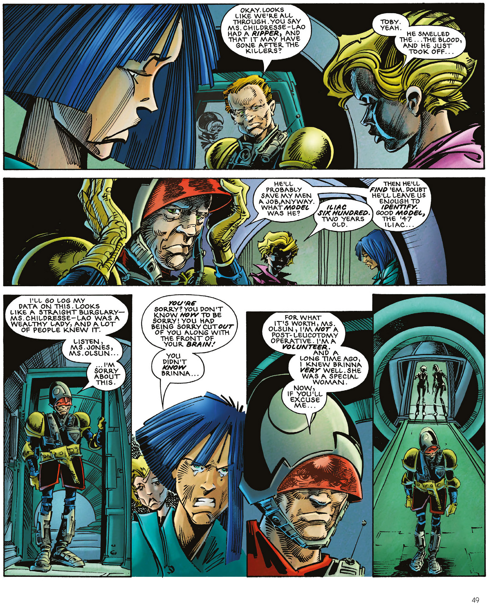 Read online The Ballad of Halo Jones: Full Colour Omnibus Edition comic -  Issue # TPB (Part 1) - 51