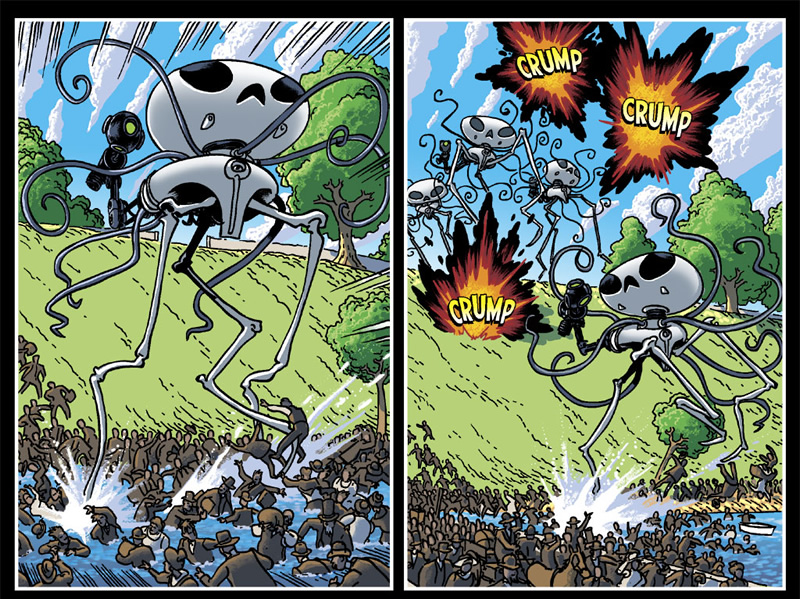 Read online H. G. Wells' The War of the Worlds comic -  Issue # TPB - 46