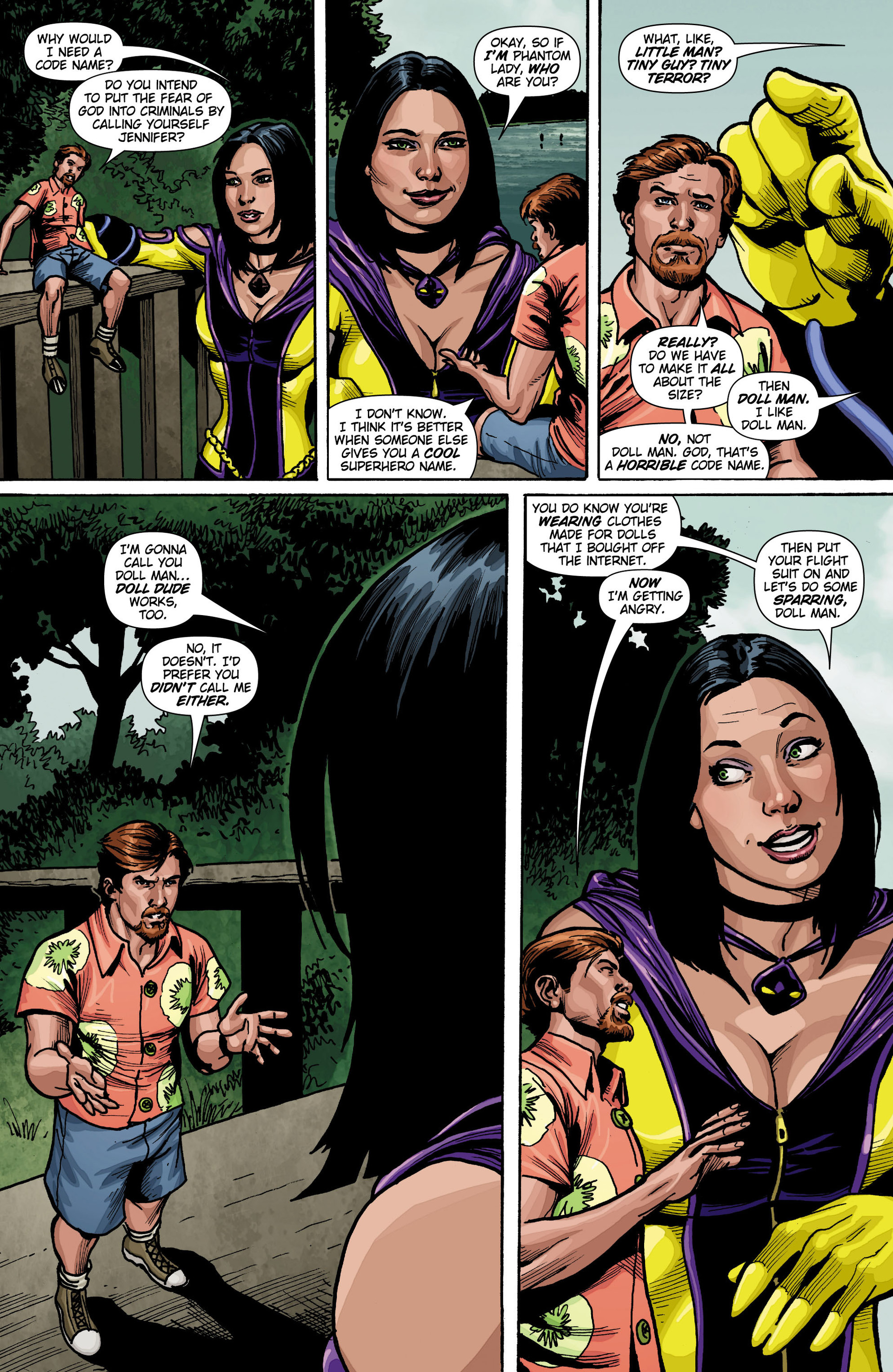 Read online Phantom Lady comic -  Issue #2 - 14