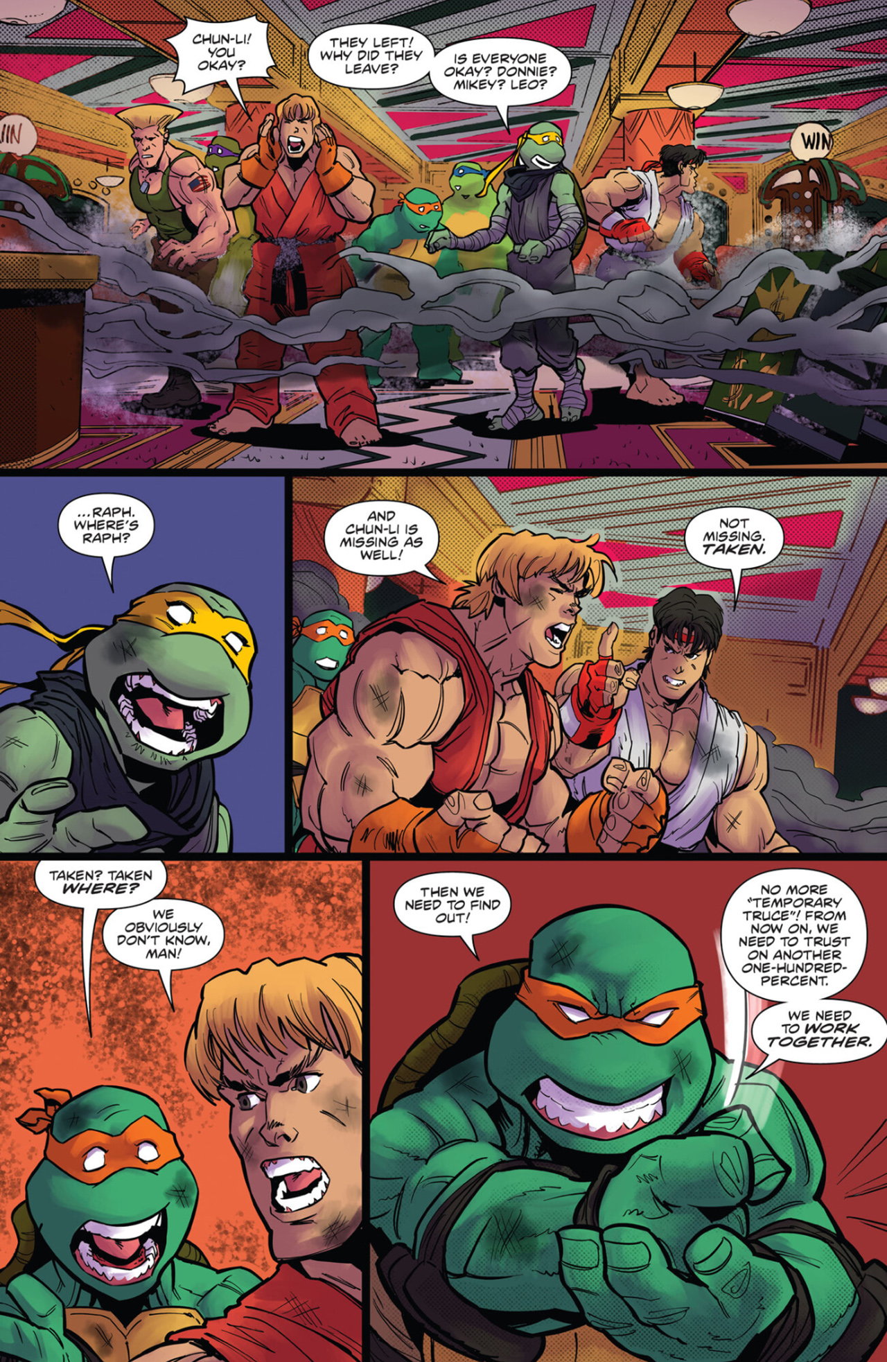 Read online Teenage Mutant Ninja Turtles vs. Street Fighter comic -  Issue #2 - 21
