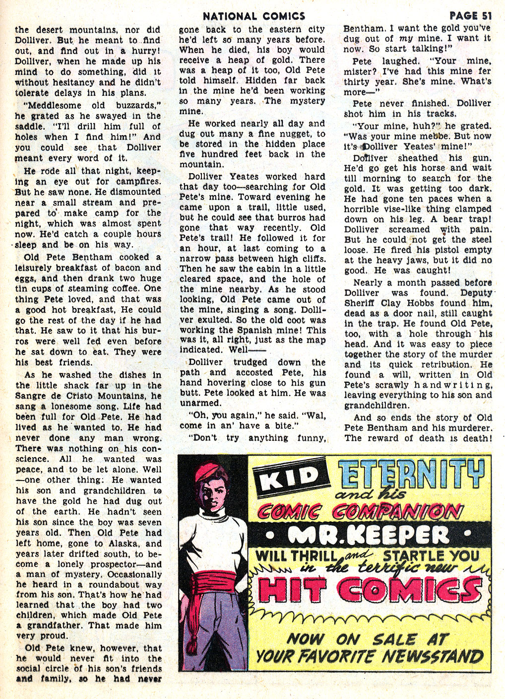 Read online National Comics comic -  Issue #30 - 53