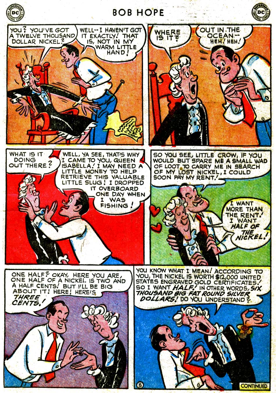 Read online The Adventures of Bob Hope comic -  Issue #20 - 7