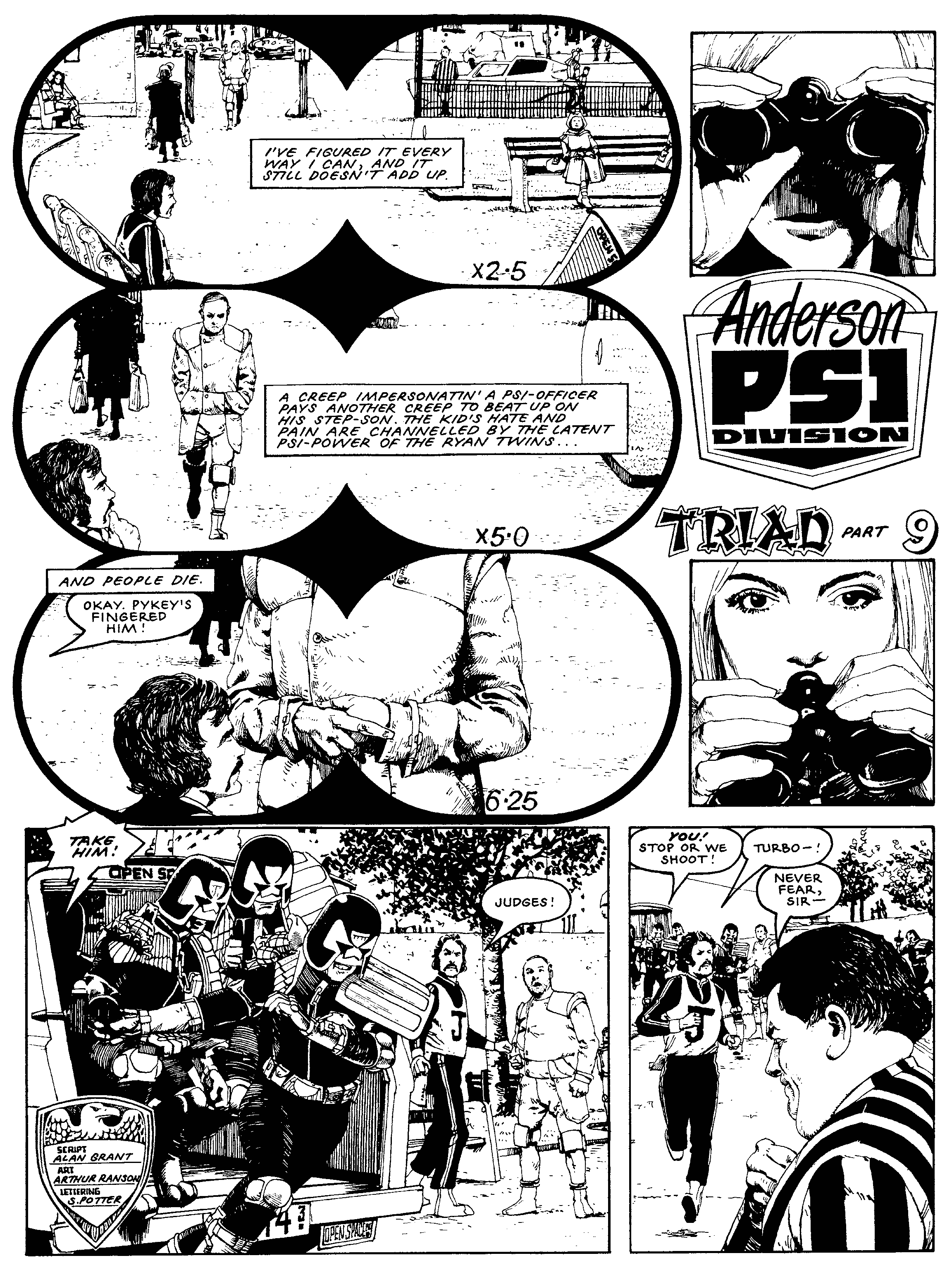 Read online Essential Judge Anderson: Shamball comic -  Issue # TPB - 46