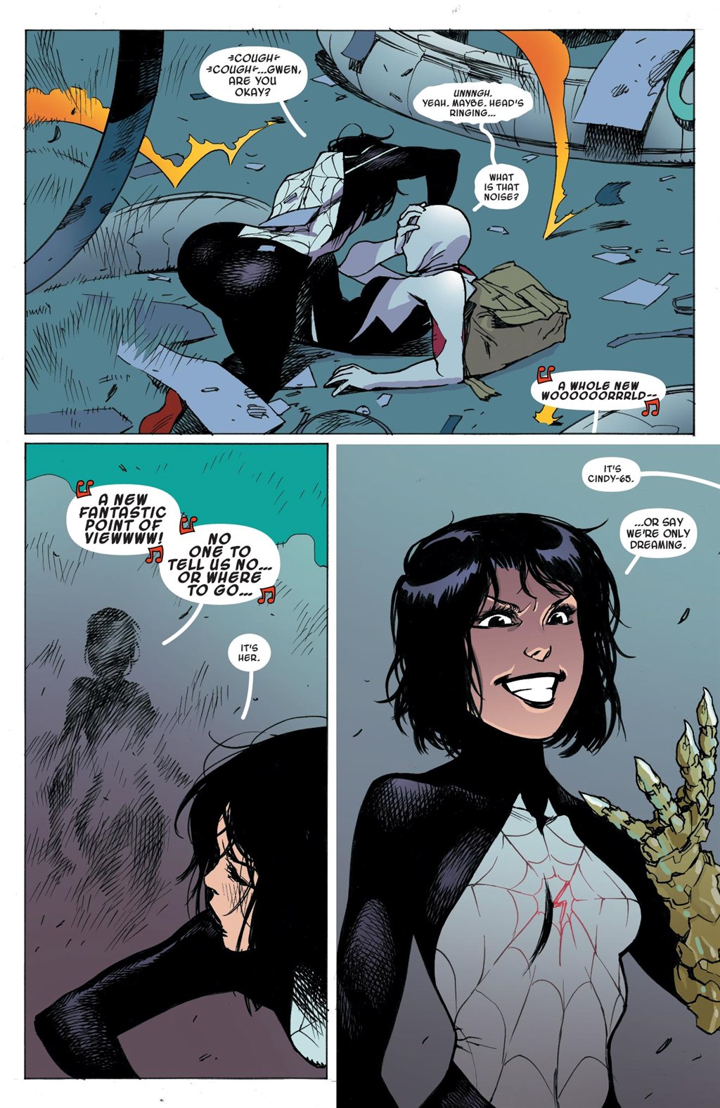 Spider-Gwen: Ghost-Spider - Edge of Spider-Verse (Modern Era Epic Collection) chapter 4 page 55