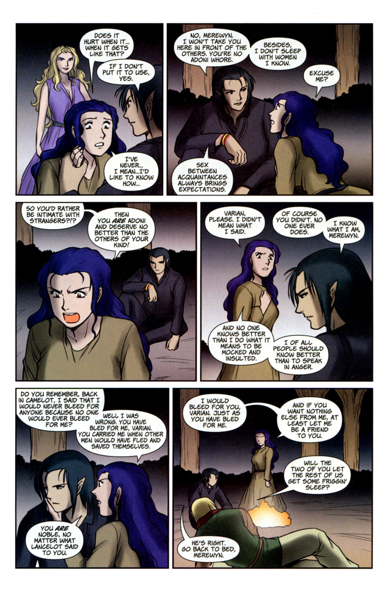 Read online Lords of Avalon: Knight of Darkness comic -  Issue #4 - 19