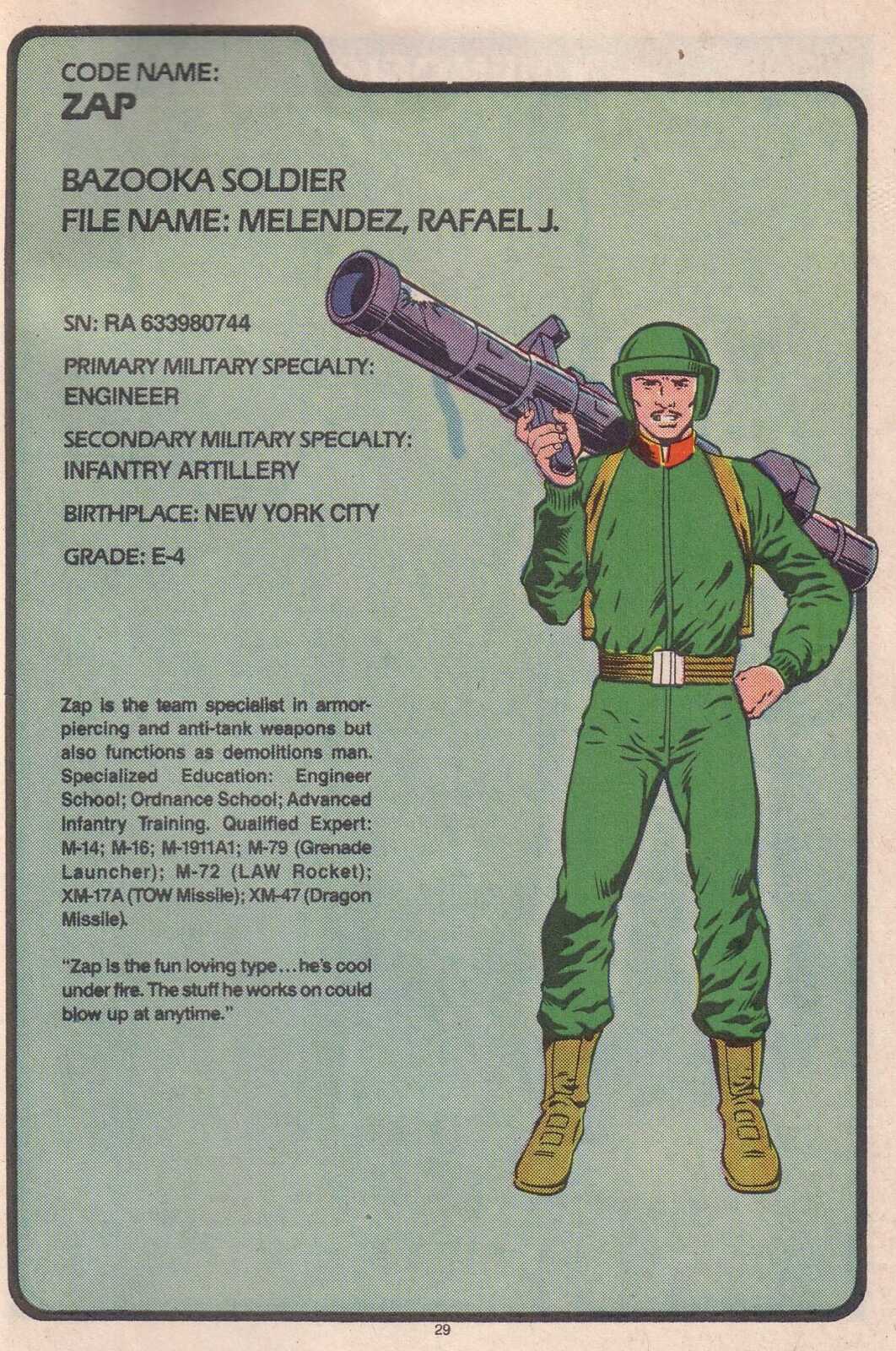 Read online The G.I. Joe Order of Battle comic -  Issue #2 - 31