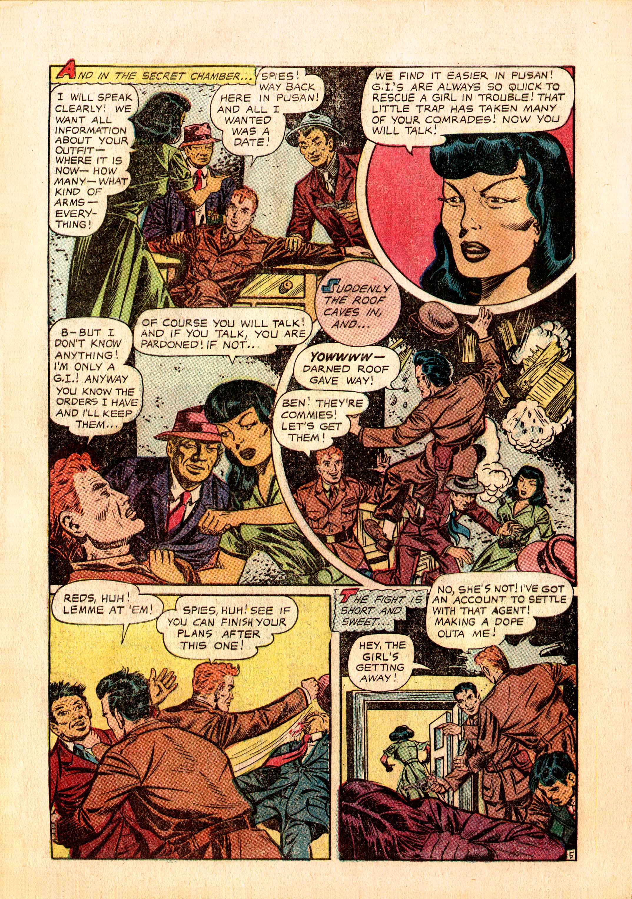 Read online Men in Action (1957) comic -  Issue #3 - 8