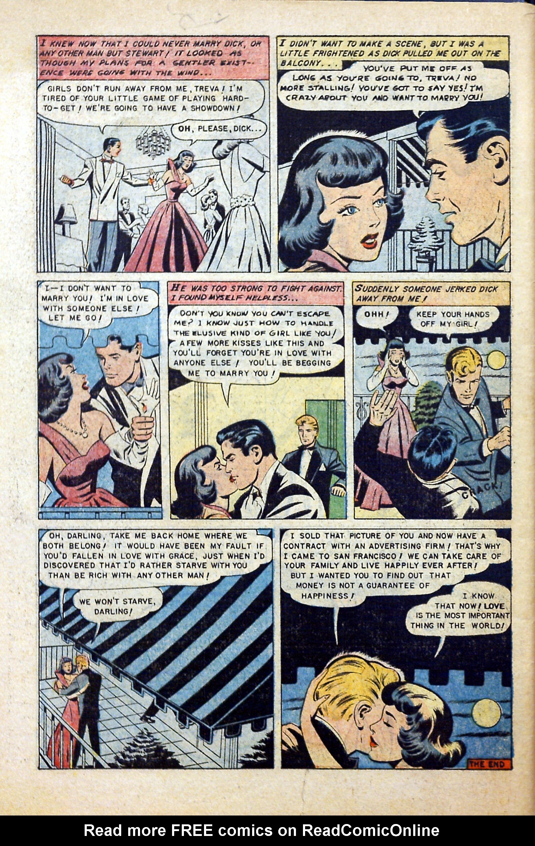 Read online Glamorous Romances comic -  Issue #87 - 34