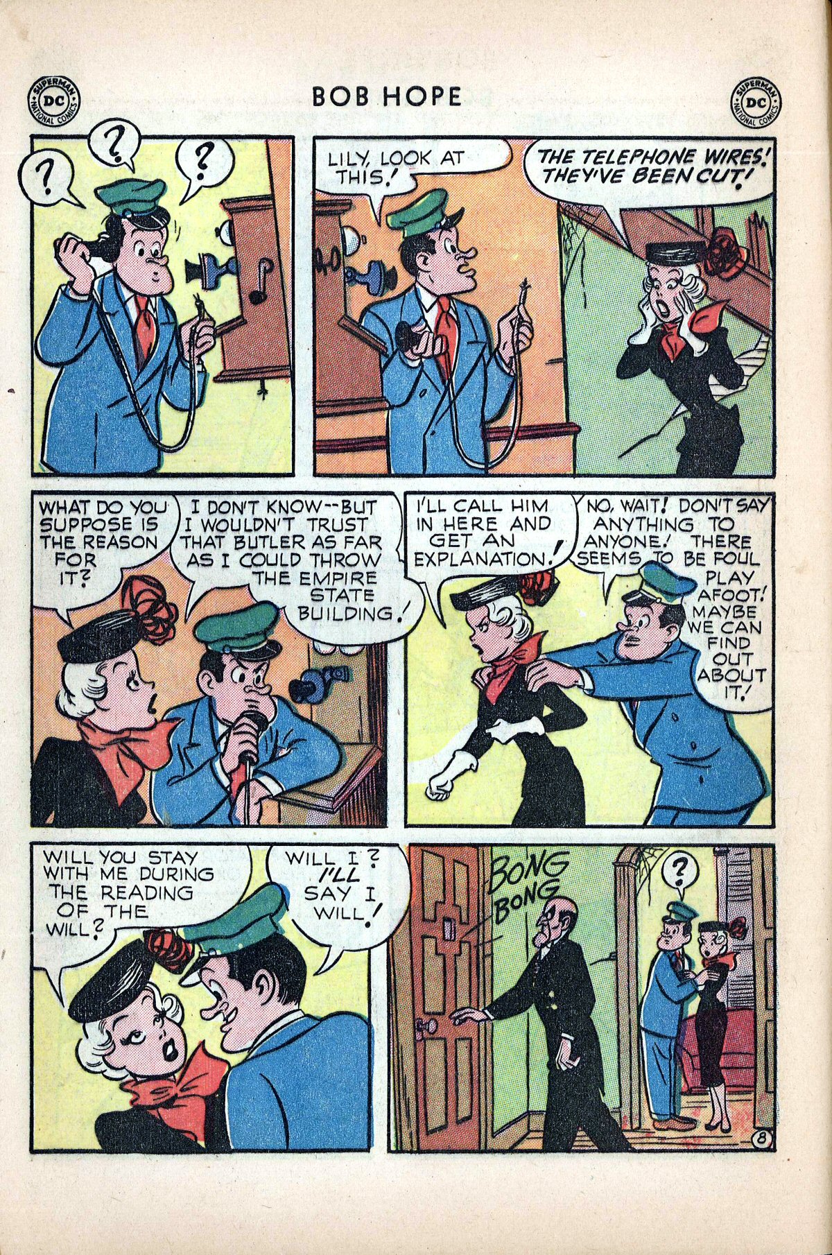 Read online The Adventures of Bob Hope comic -  Issue #9 - 12