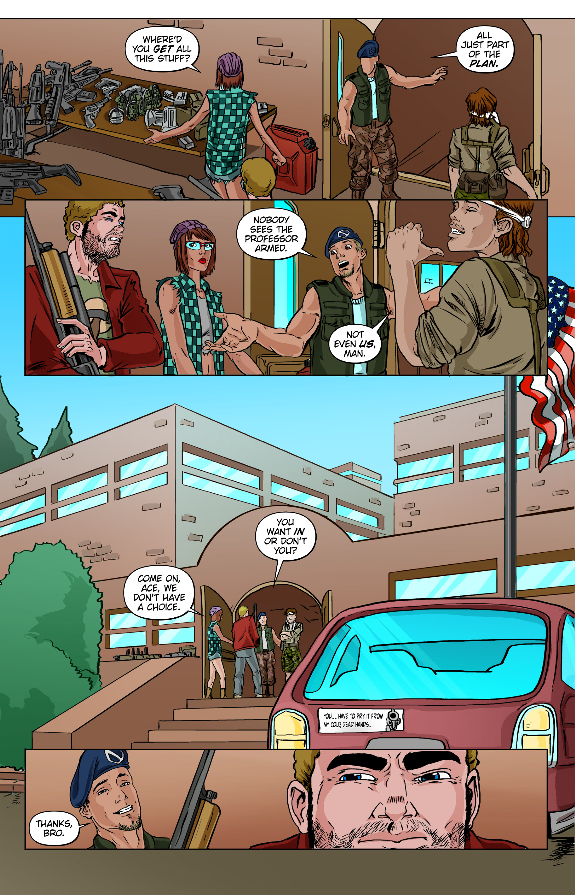 Read online Lesbian Zombies from Outer Space comic -  Issue #4 - 6