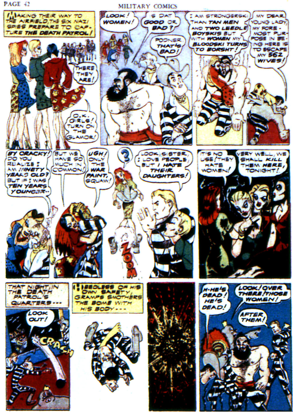 Read online Military Comics comic -  Issue #6 - 44